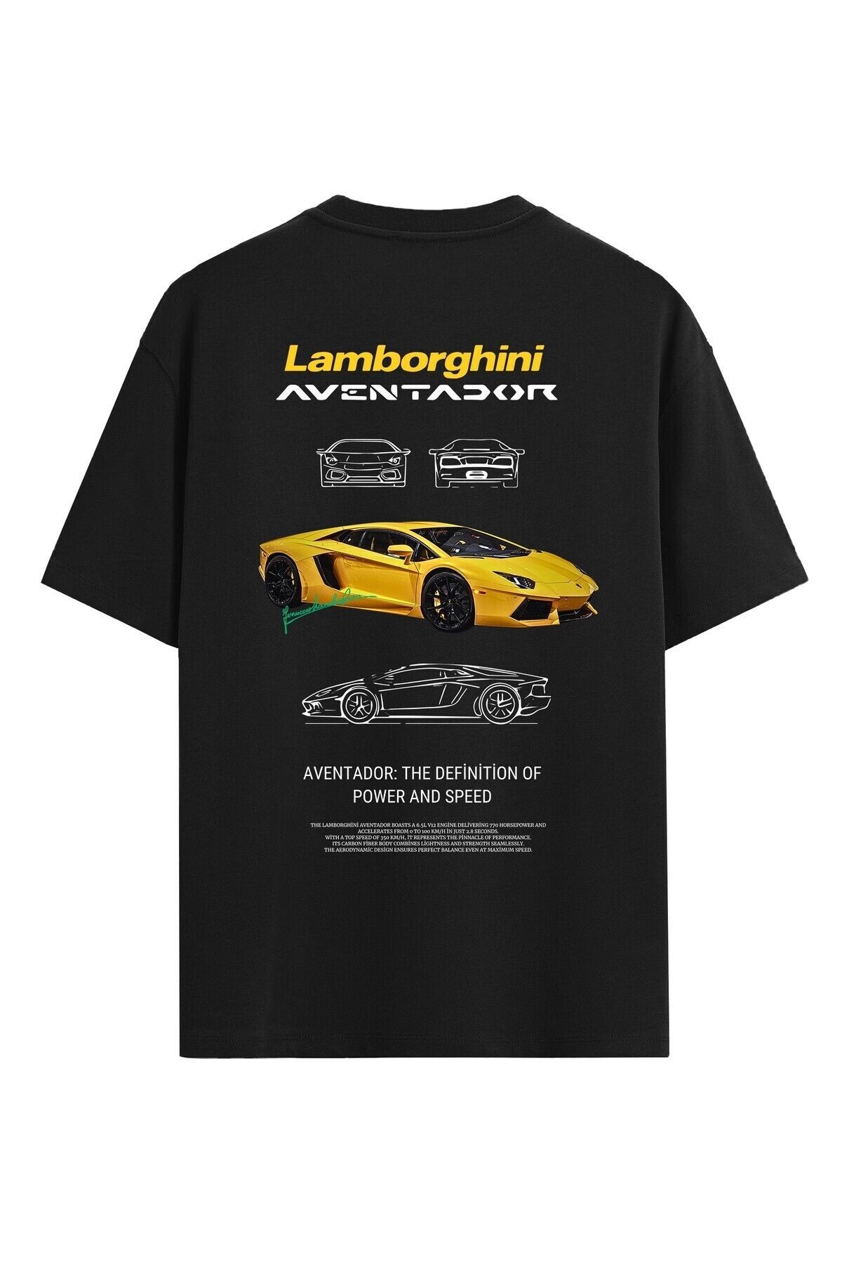 Oversize T-Shirt Lamborghini Aventador