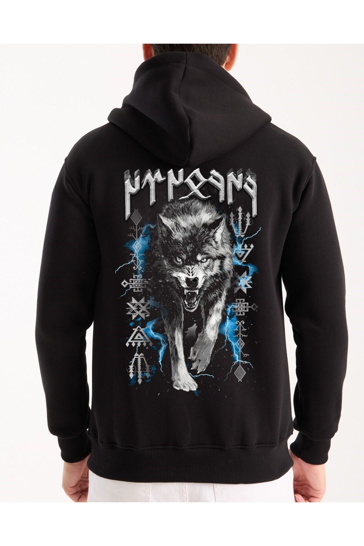 Oversize Sweatshirt Hoodie Kökbörü V2