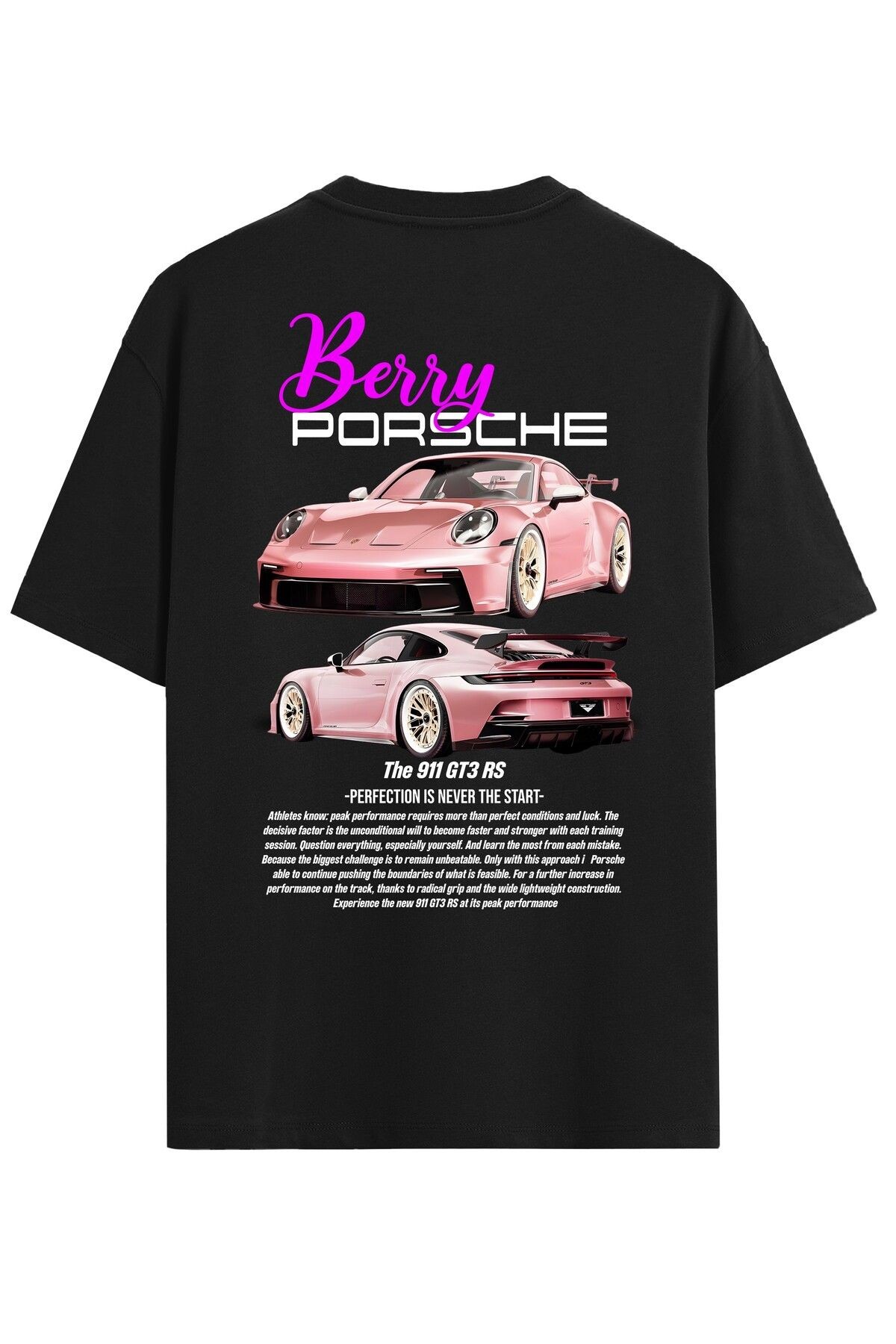 Oversize T-Shirt Berry Porsche Unisex