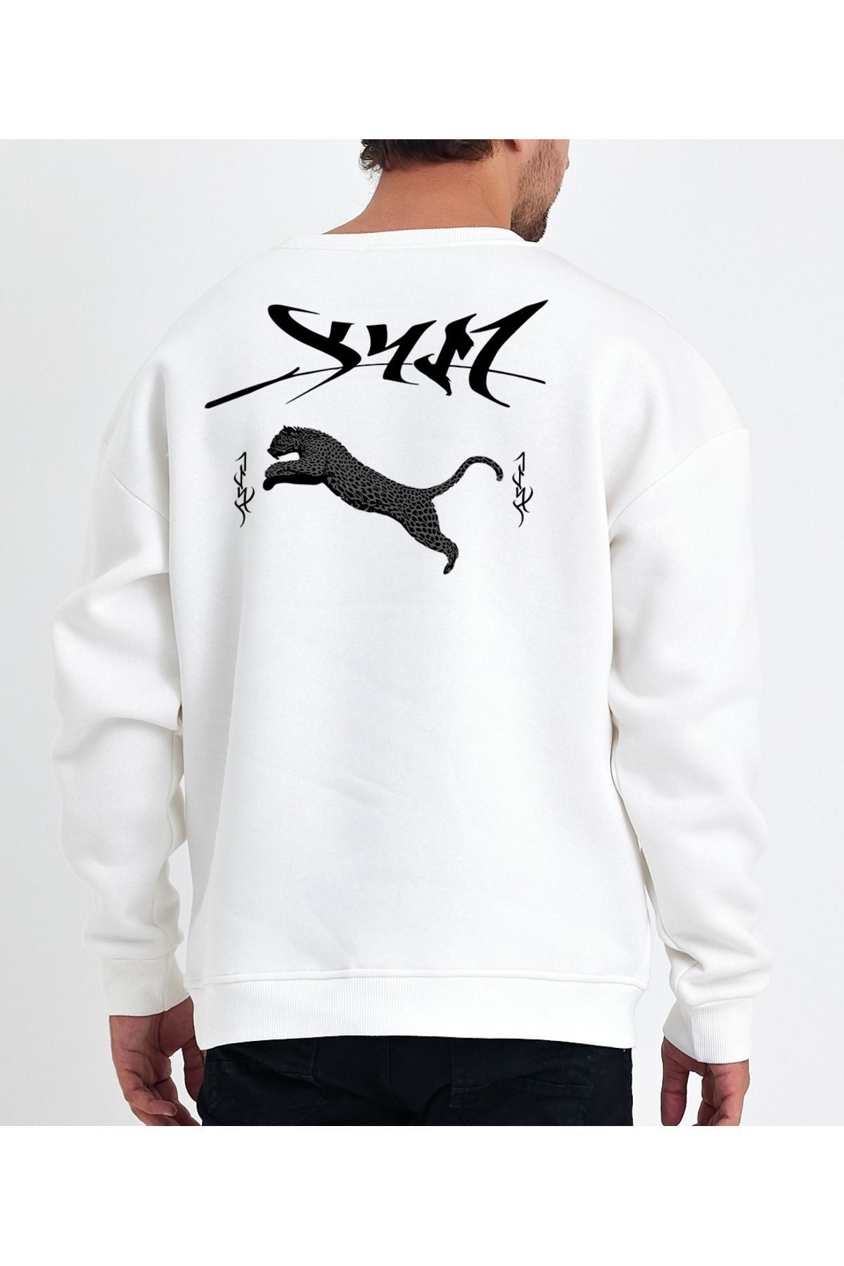 VEK PARS Oversize Kapüşonlu Sweatshirt Hoodie