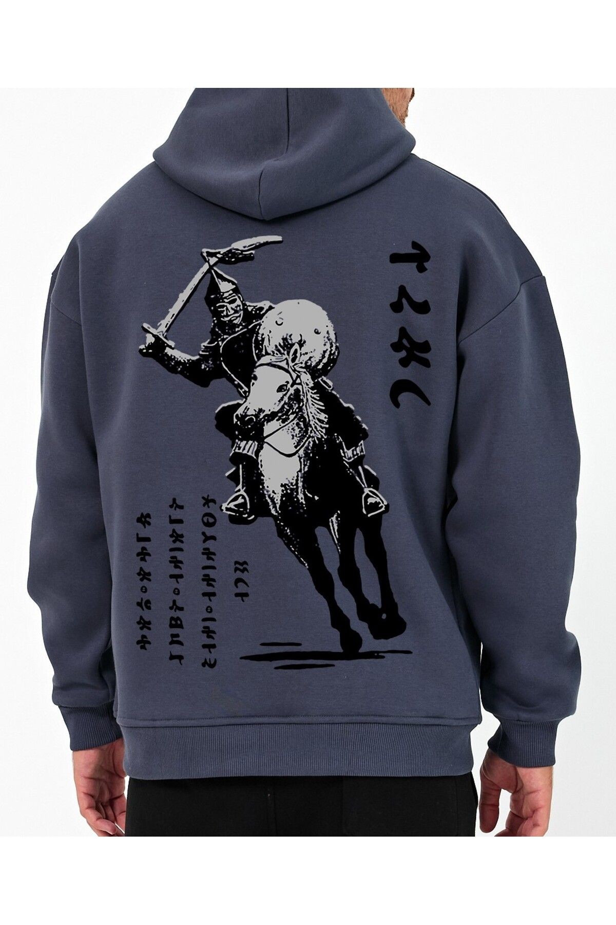 VEK KUMAN SAVAŞÇISI Oversize Sweatshirt Hoodie