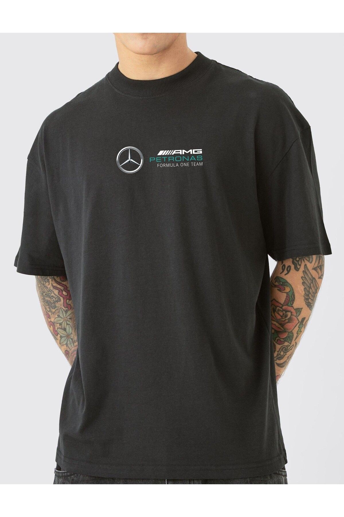 Oversize T-Shirt  Amg Araba Baskılı