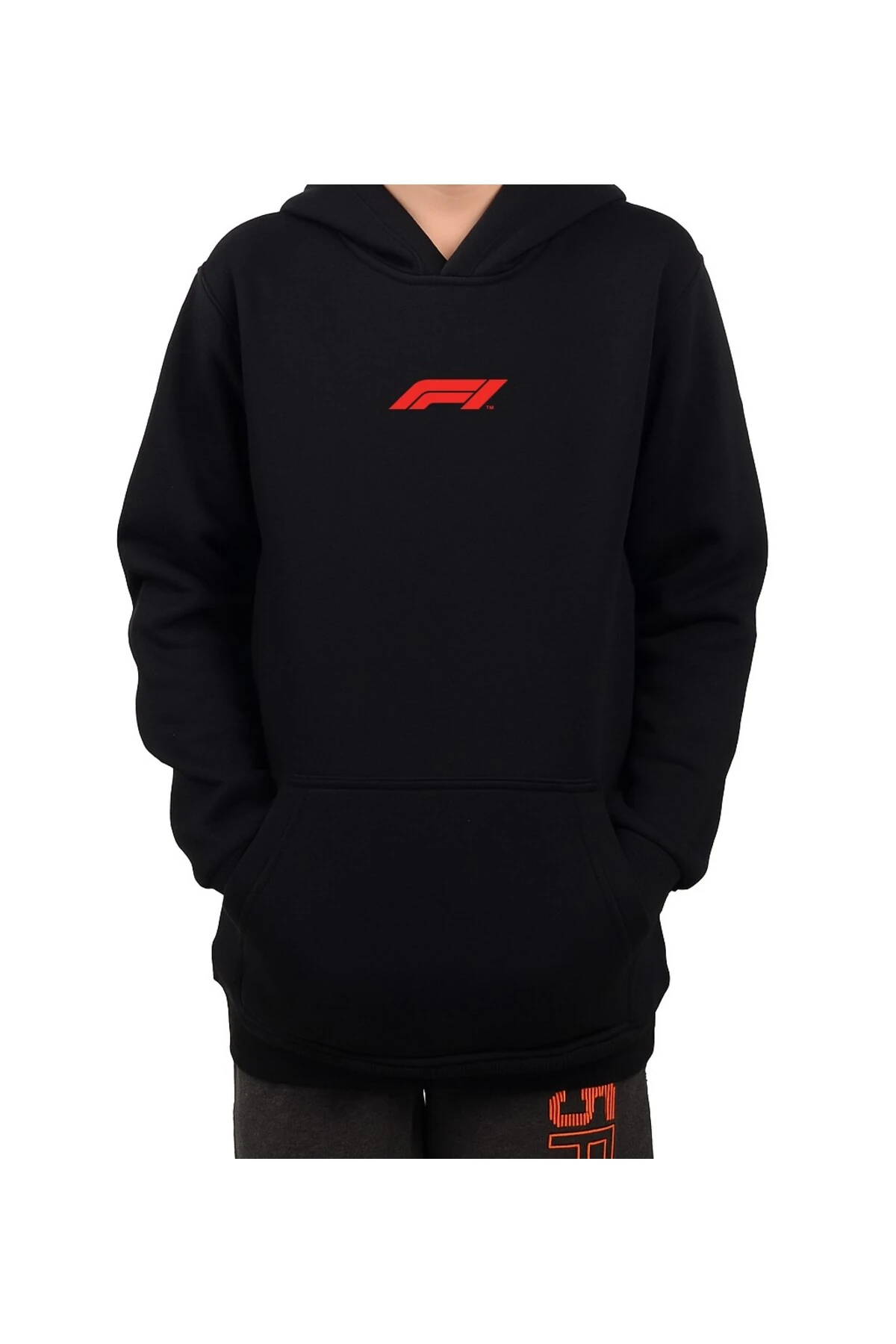 Çocuk Sweatshirt Hoodie 3 İplik Şardonlu F1 KIDS