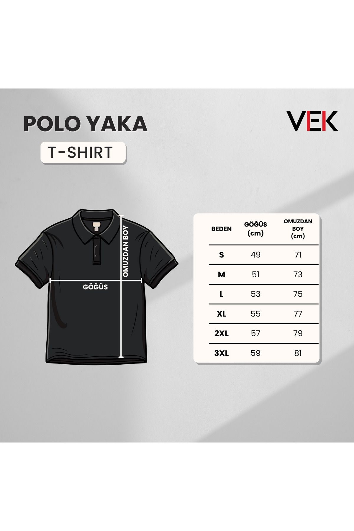 Fermuarlı Polo Yaka T-Shirt %100 Pamuk Slim Fit