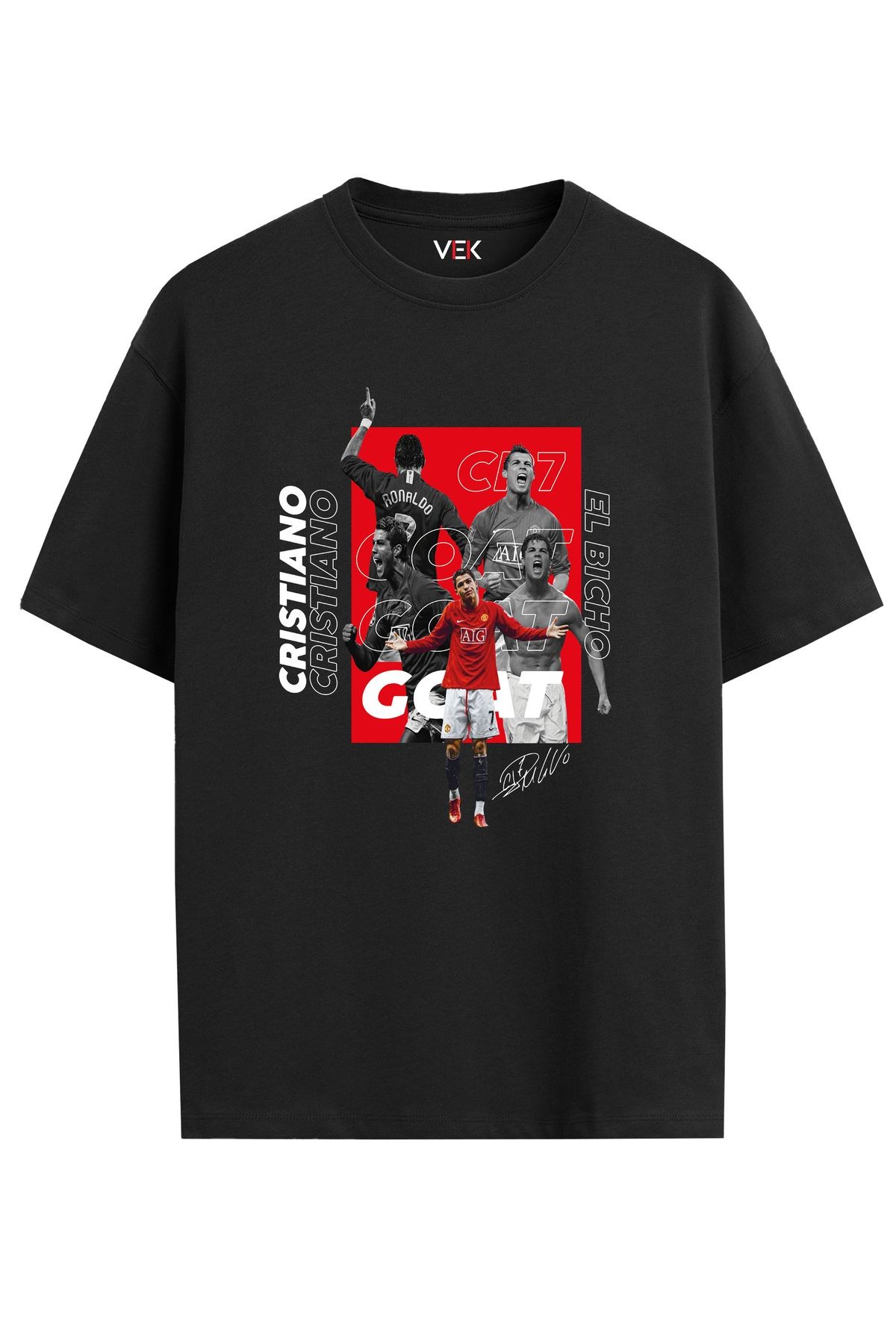 Çocuk T-Shirt %100 Pamuk Cristiano Ronaldo