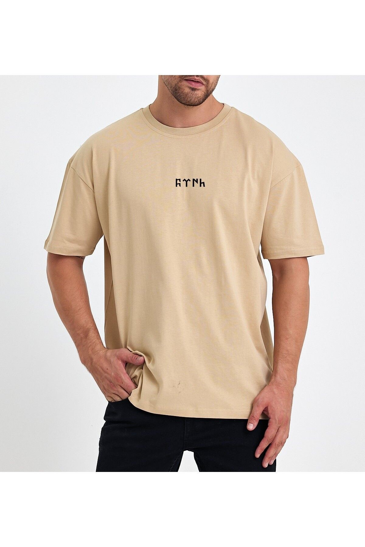 VEK Türk Baskılı oversize t-shirt Göktürk