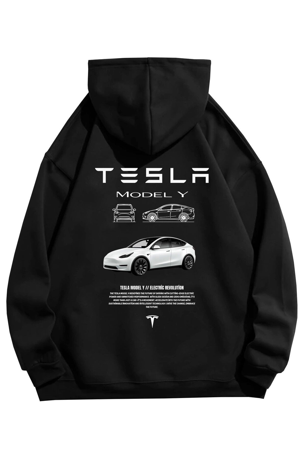 Oversize Sweatshirt Tesla Model Y