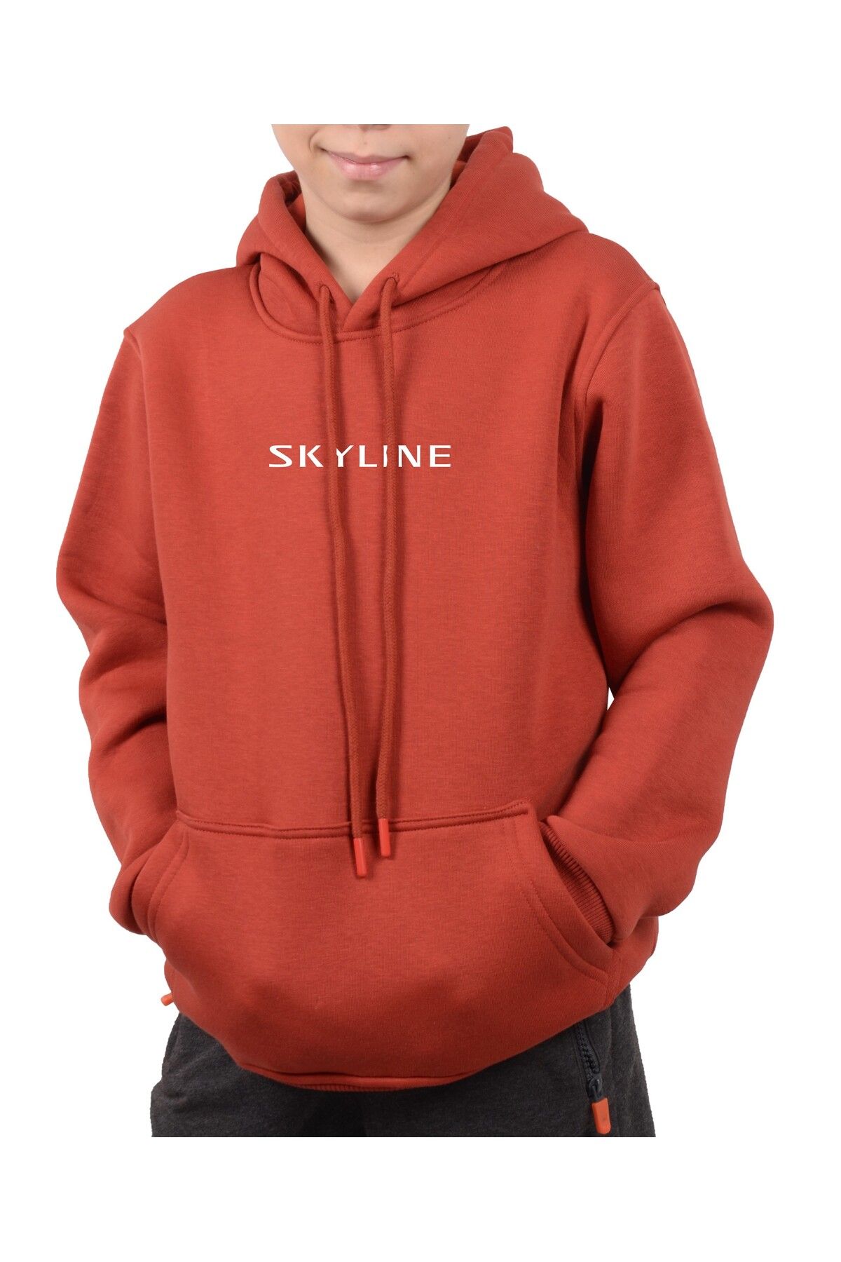 Araba Baskılı Çocuk Sweatshirt Hoodie Skyln