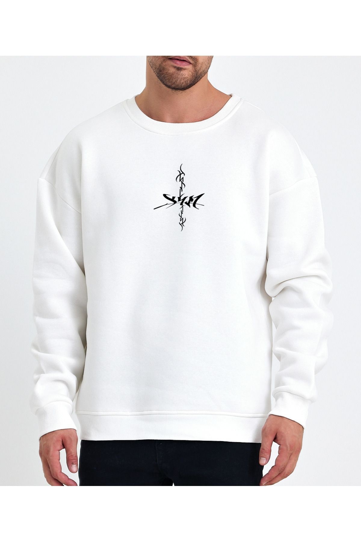 VEK PARS Oversize Kapüşonlu Sweatshirt Hoodie