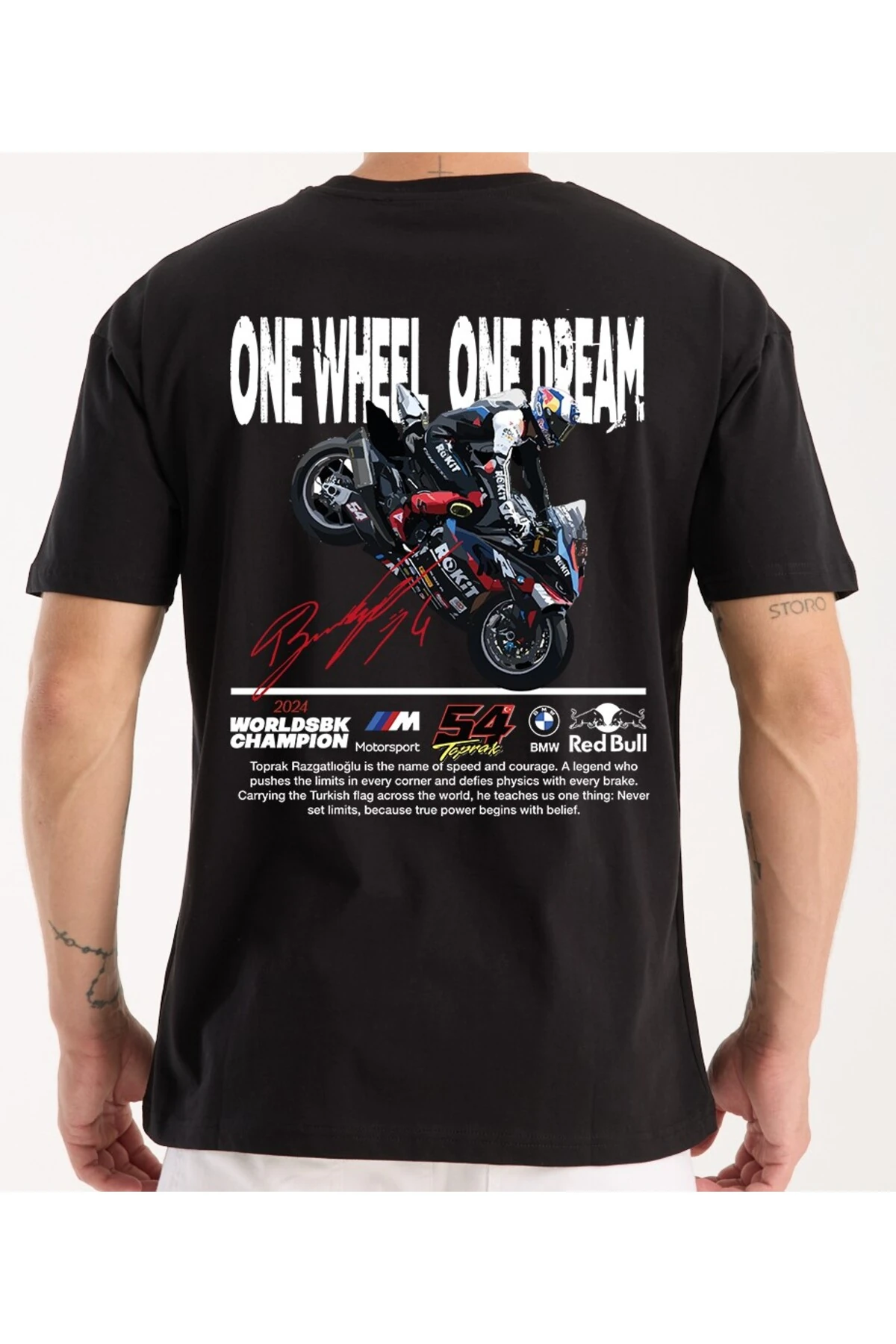 Oversize T-Shirt Toprak Superbıke