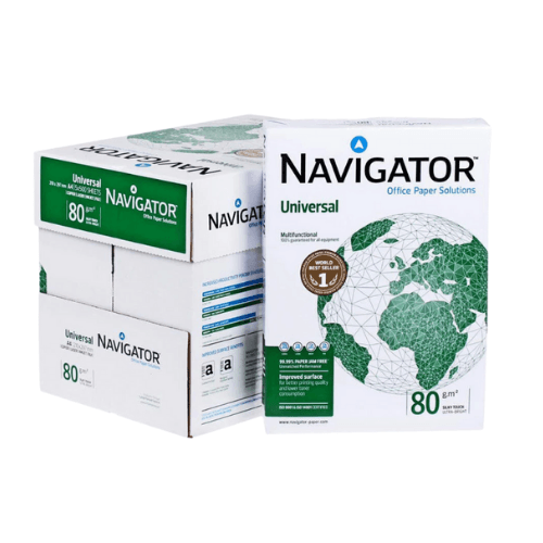Navigator A4 Fotokopi Kağıdı 80g - 1 Koli (5 Paket, 2500 Sayfa)