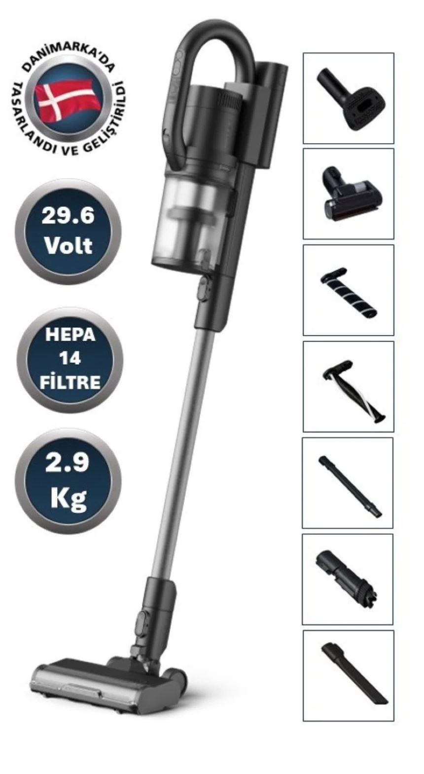 NILFISK S1 PET CARE - HEPA 14 FİLTRELİ DİKEY ŞARJLI SÜPÜRGE