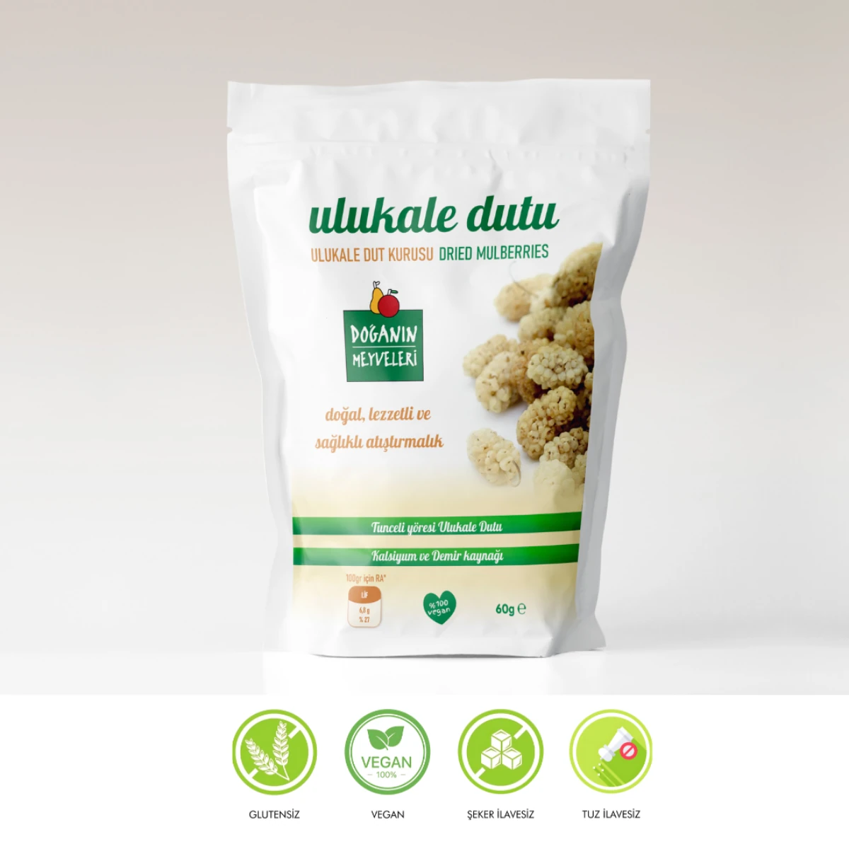 Çemişgezek Ulukale Dutu / Dut Kurusu  (60 gram)