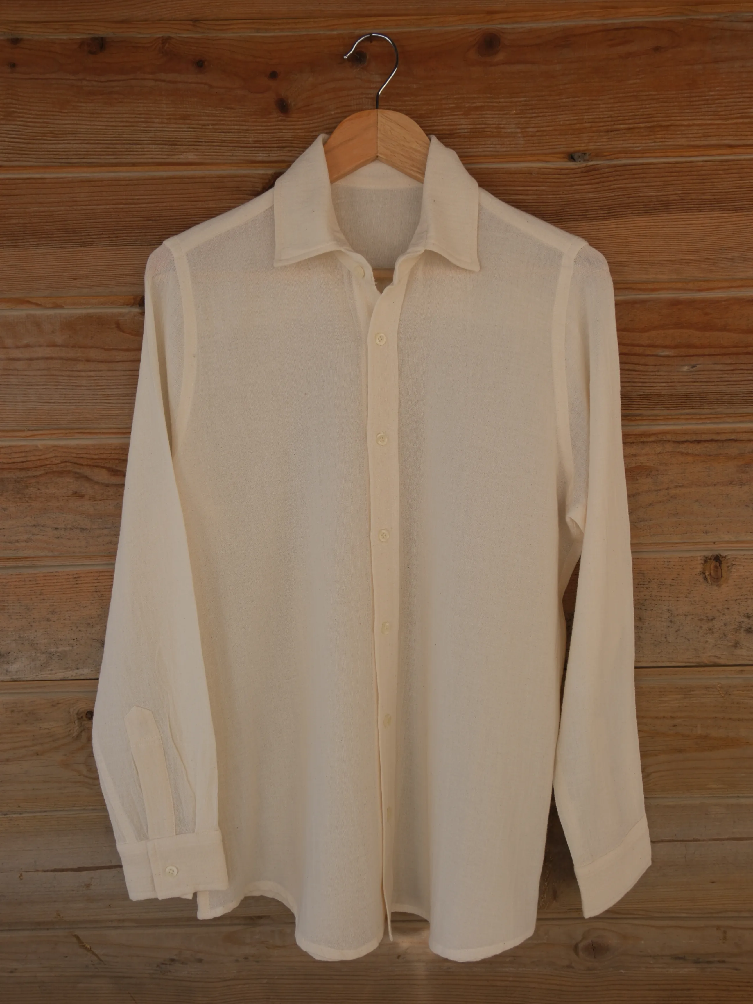 Klasik Erkek Gömlek, Model 1 / Şile Bezi