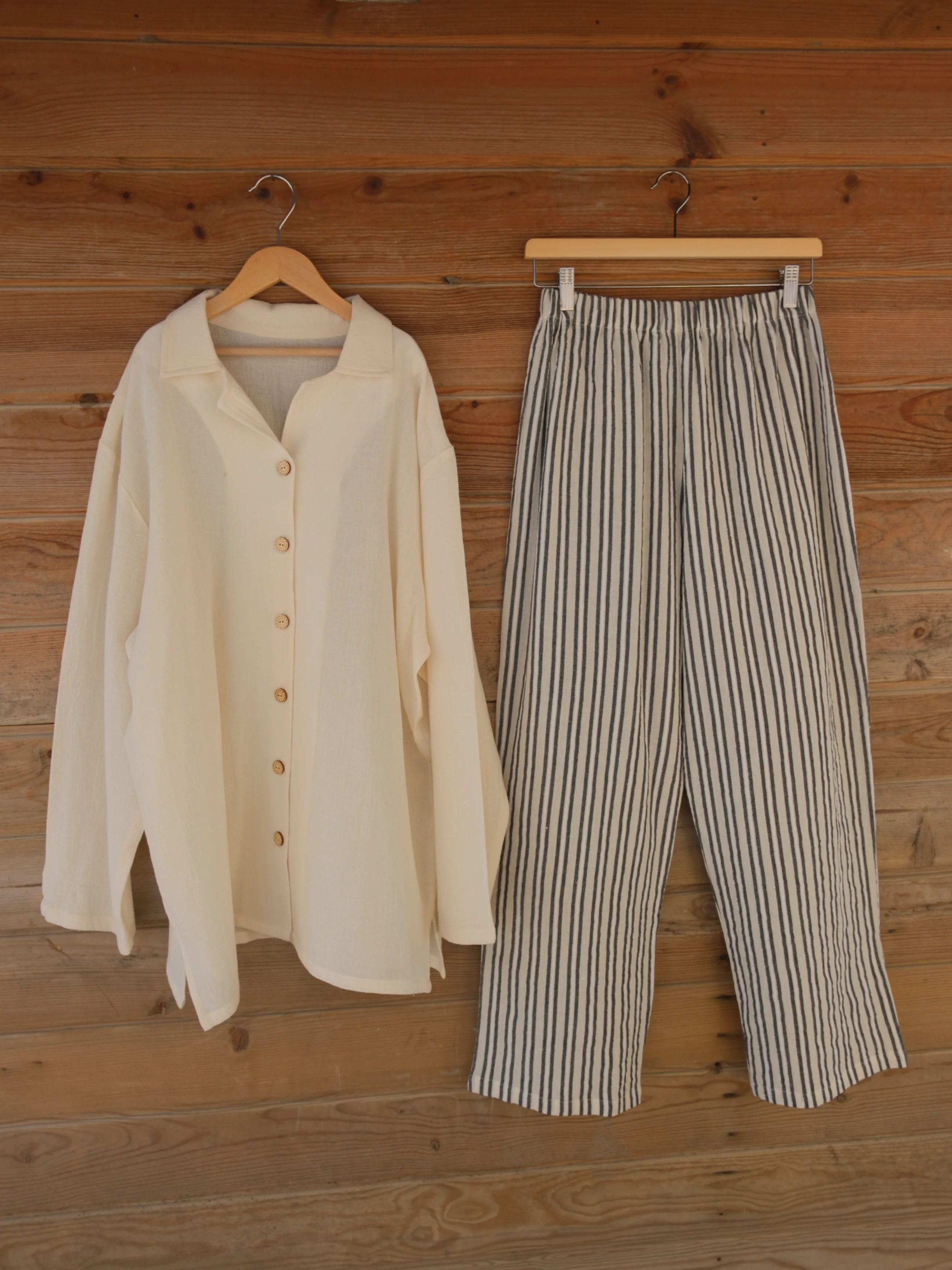 Kadın Pijama Takımı, Model 2 / Şile Bezi