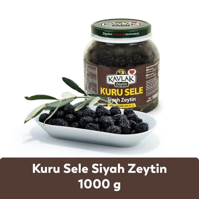 Gemlik Zeytini / Kuru Sele Siyah Zeytin