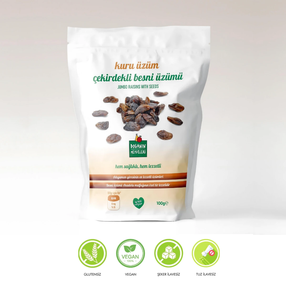 Adıyaman Besni Üzümü / Kuru Üzüm (100 gram)