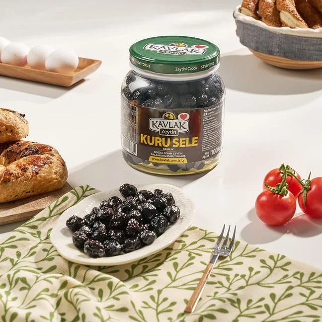 Gemlik Zeytini / Kuru Sele Siyah Zeytin