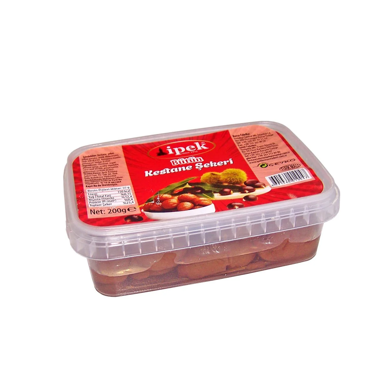 Bursa Kestane Şekeri / Bütün Kase