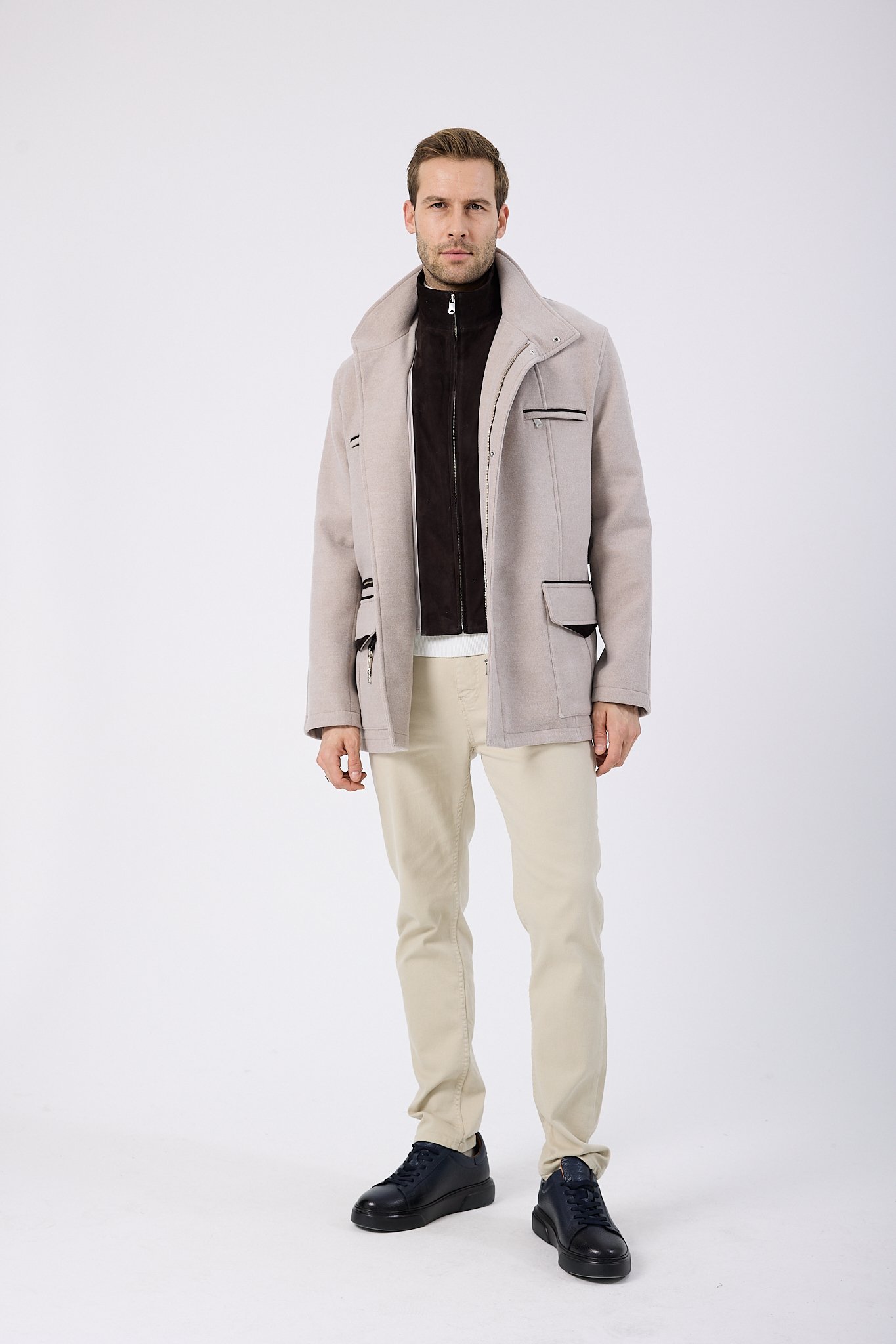 Vicuna Men's Fabric Jacket