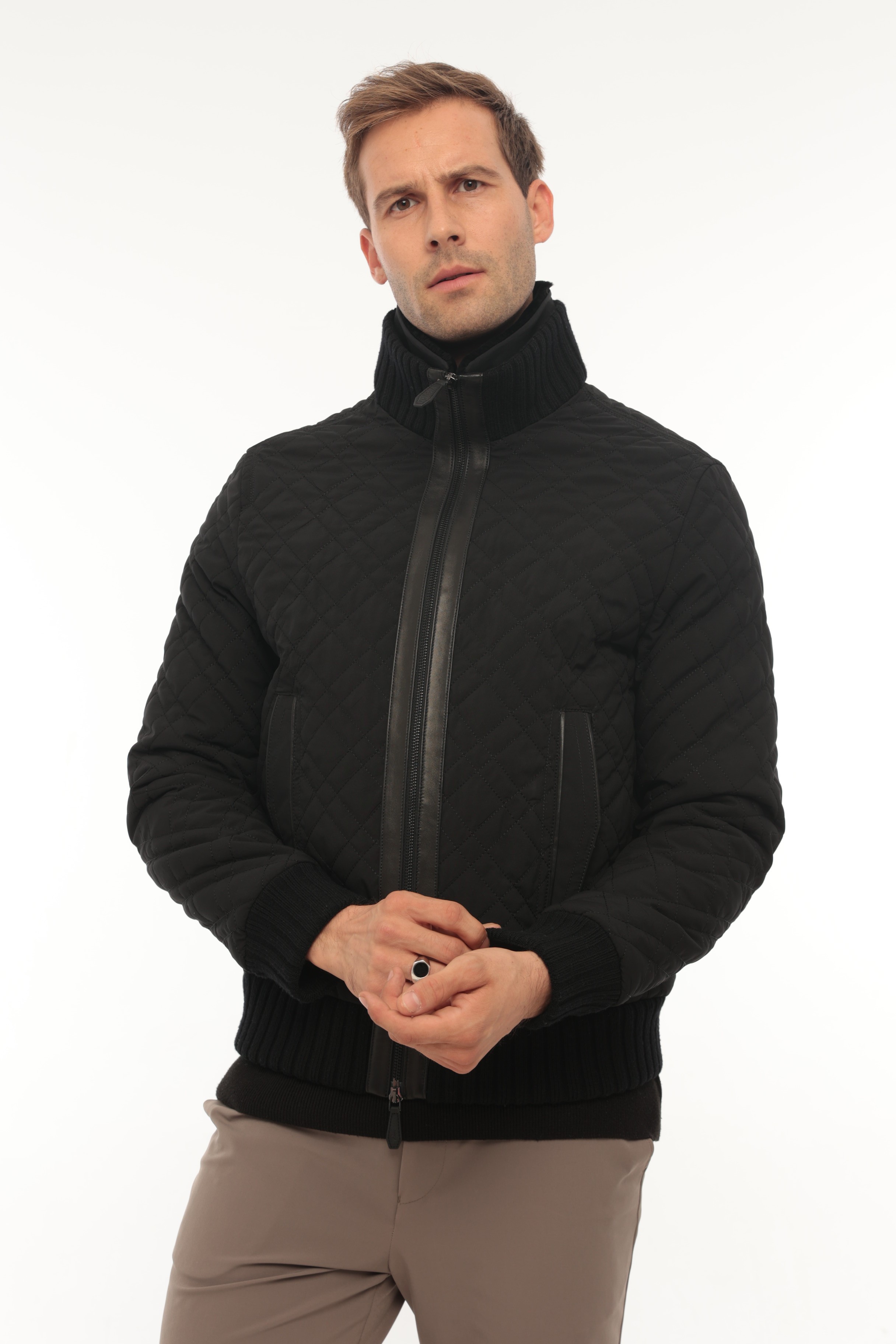 Vicuna Men's Fabric Jacket