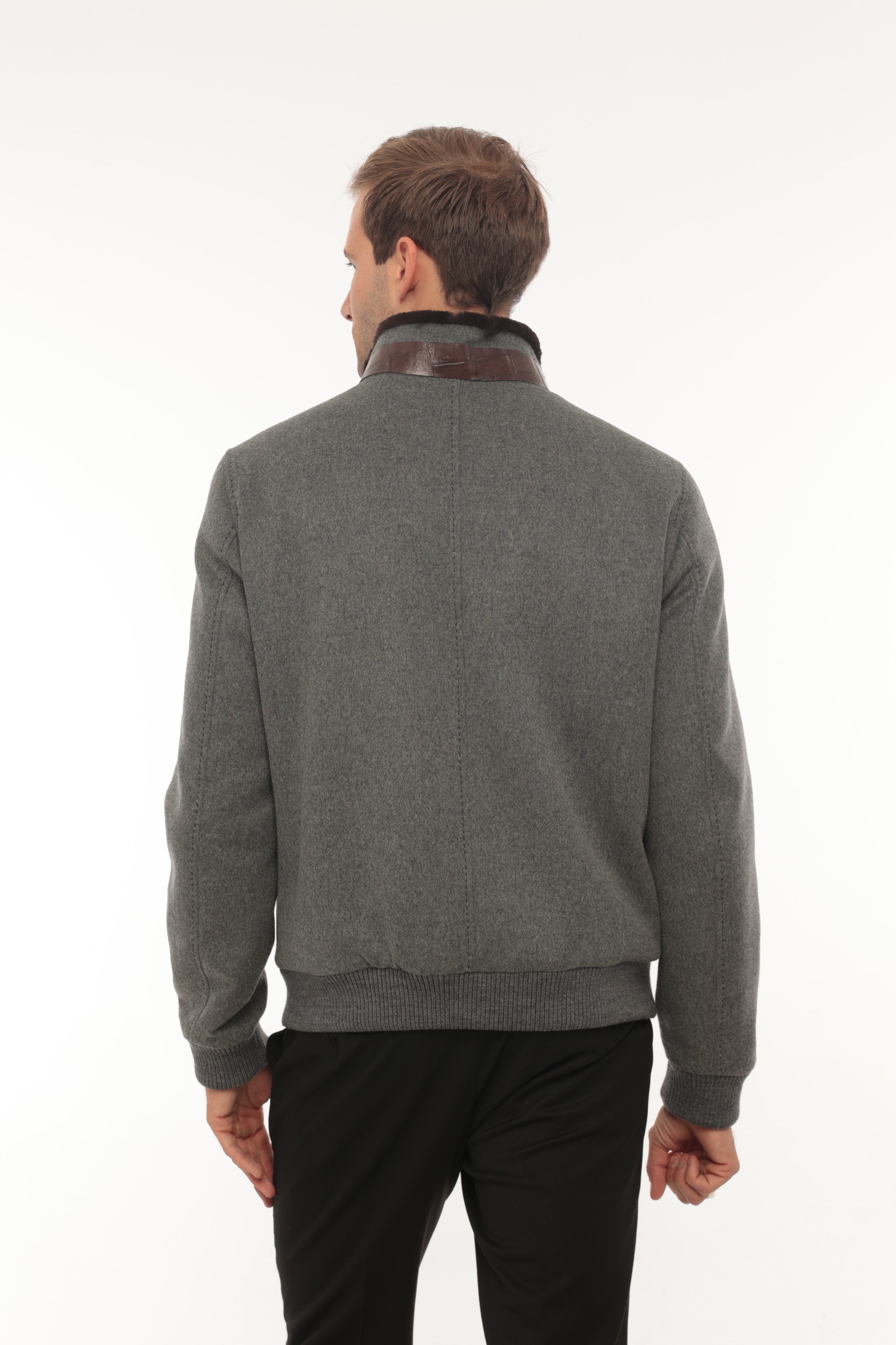 Vicuna Men's Fabric Jacket