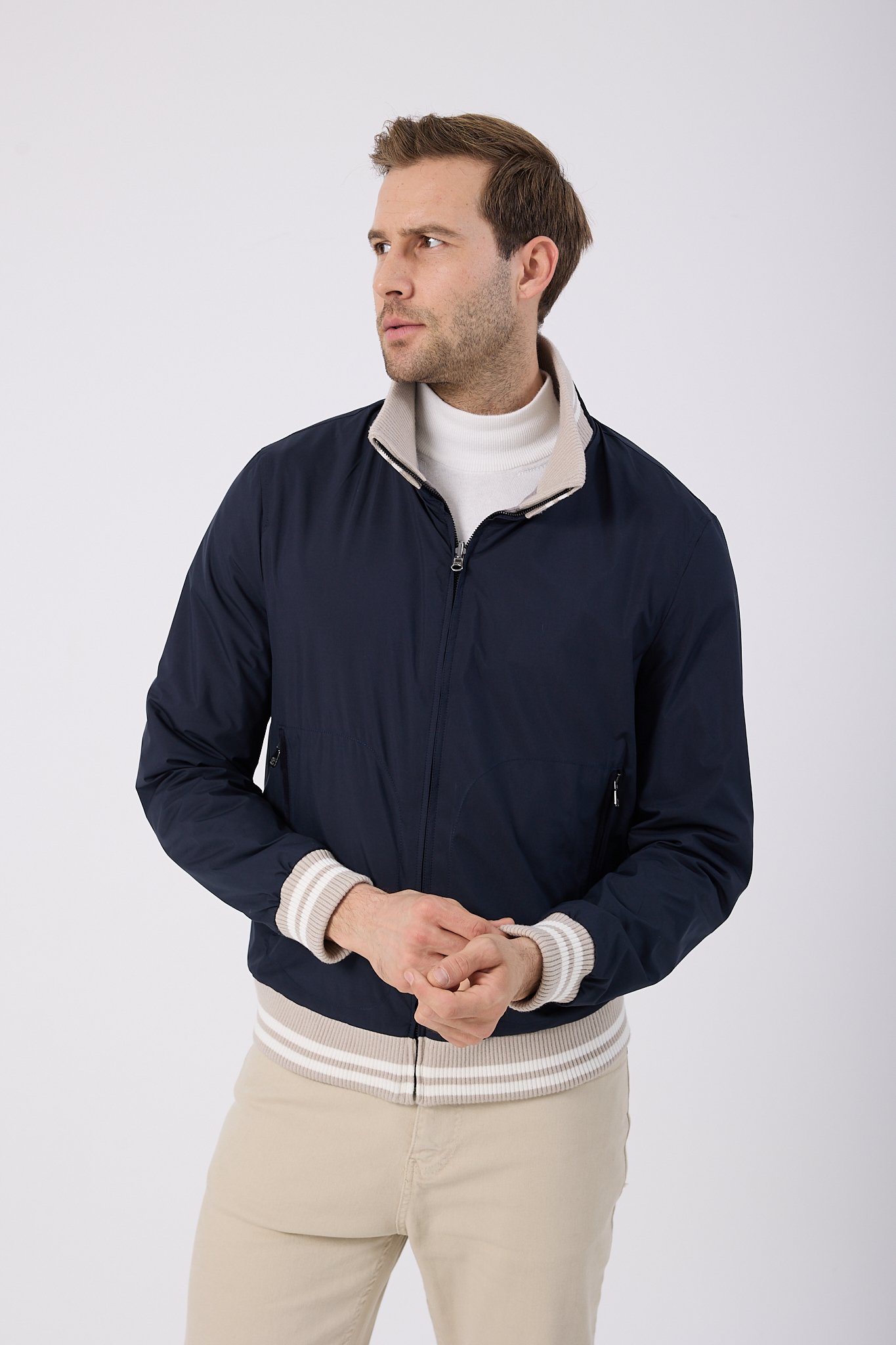 Vicuna Men's Fabric Jacket