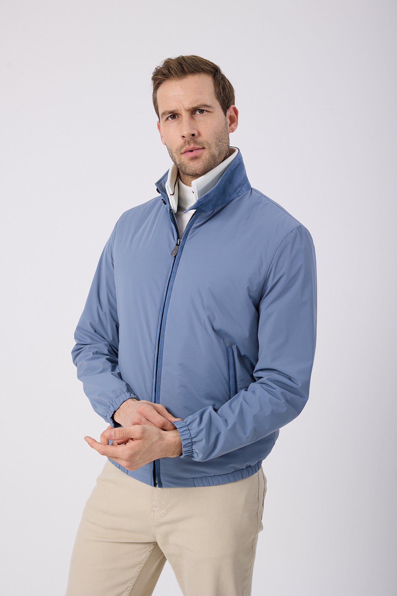 Vicuna Men's Fabric Jacket