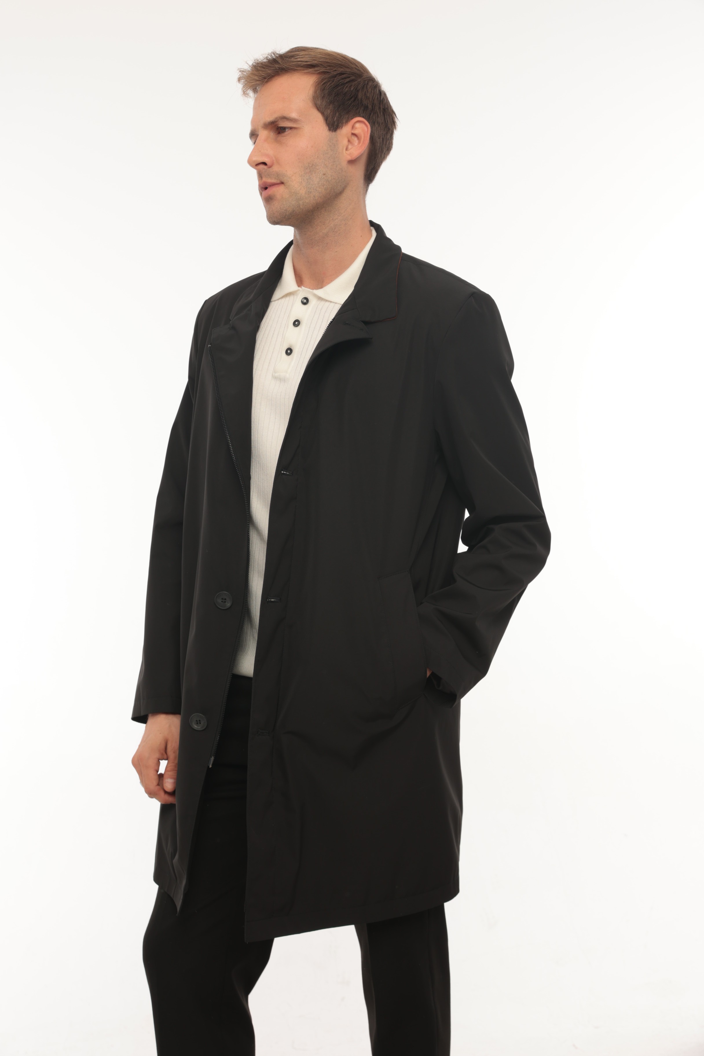 Vicuna Men's Fabric Coat