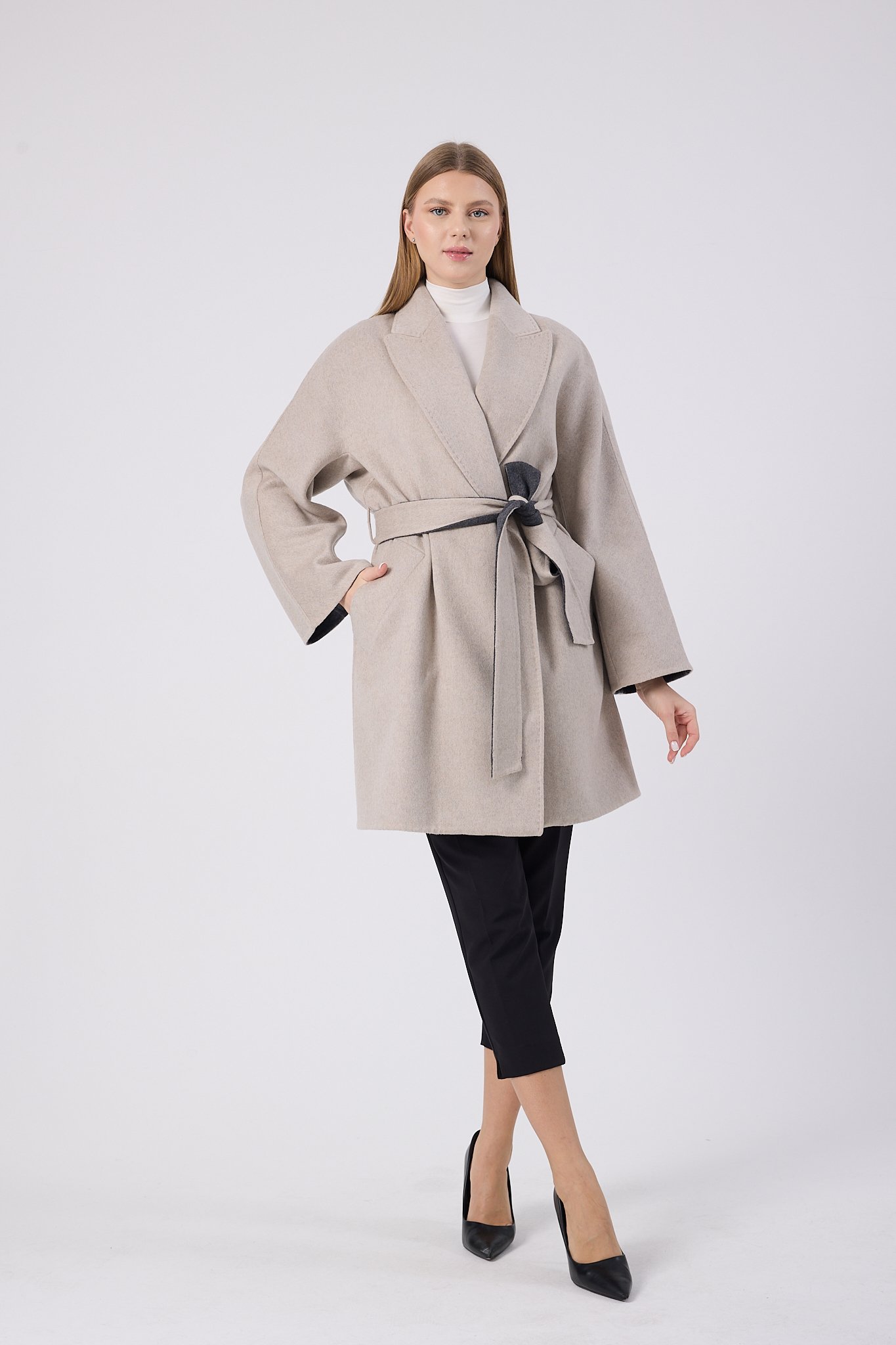 Vicuna Women's Fabric Coat