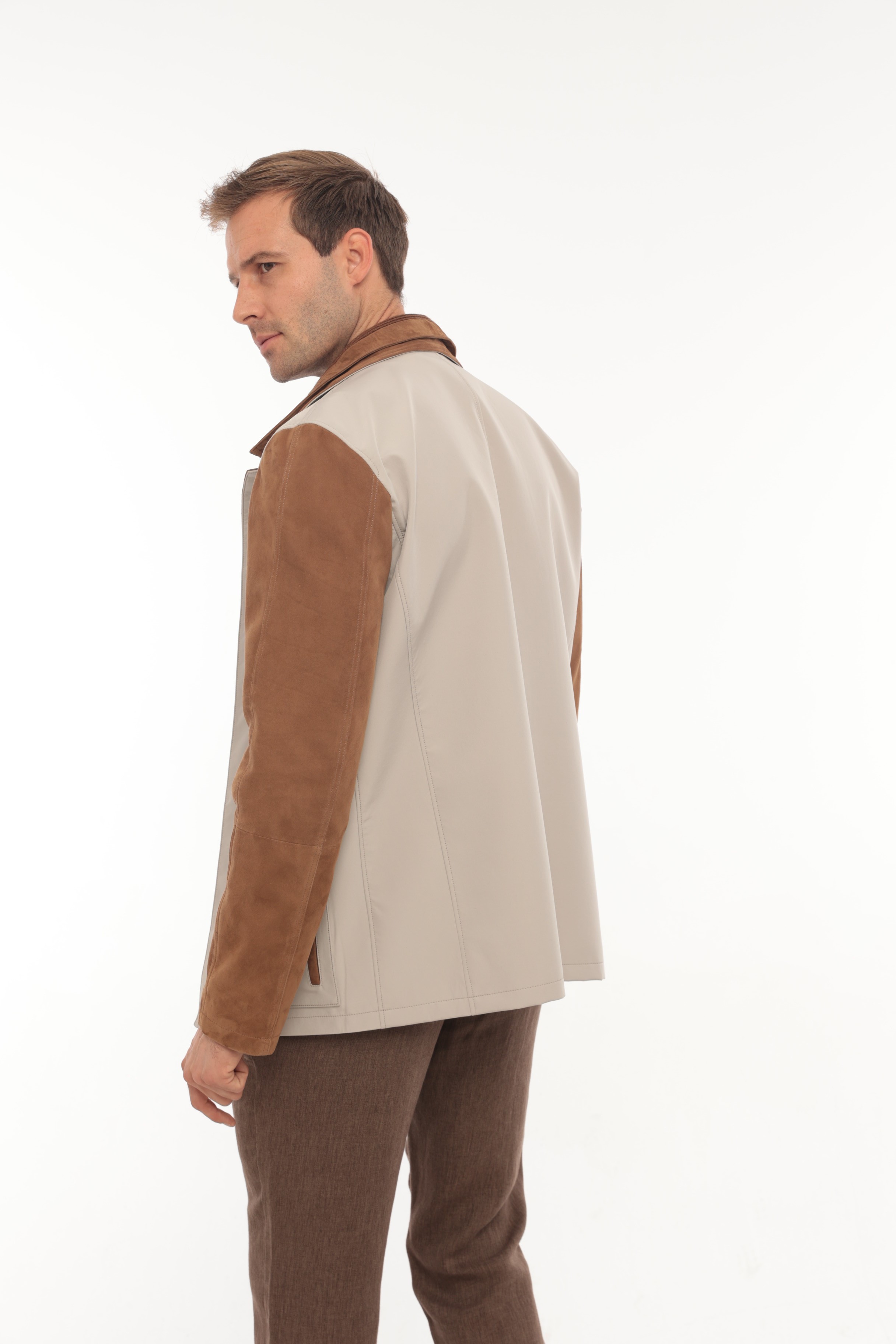 Vicuna Men's Fabric Jacket