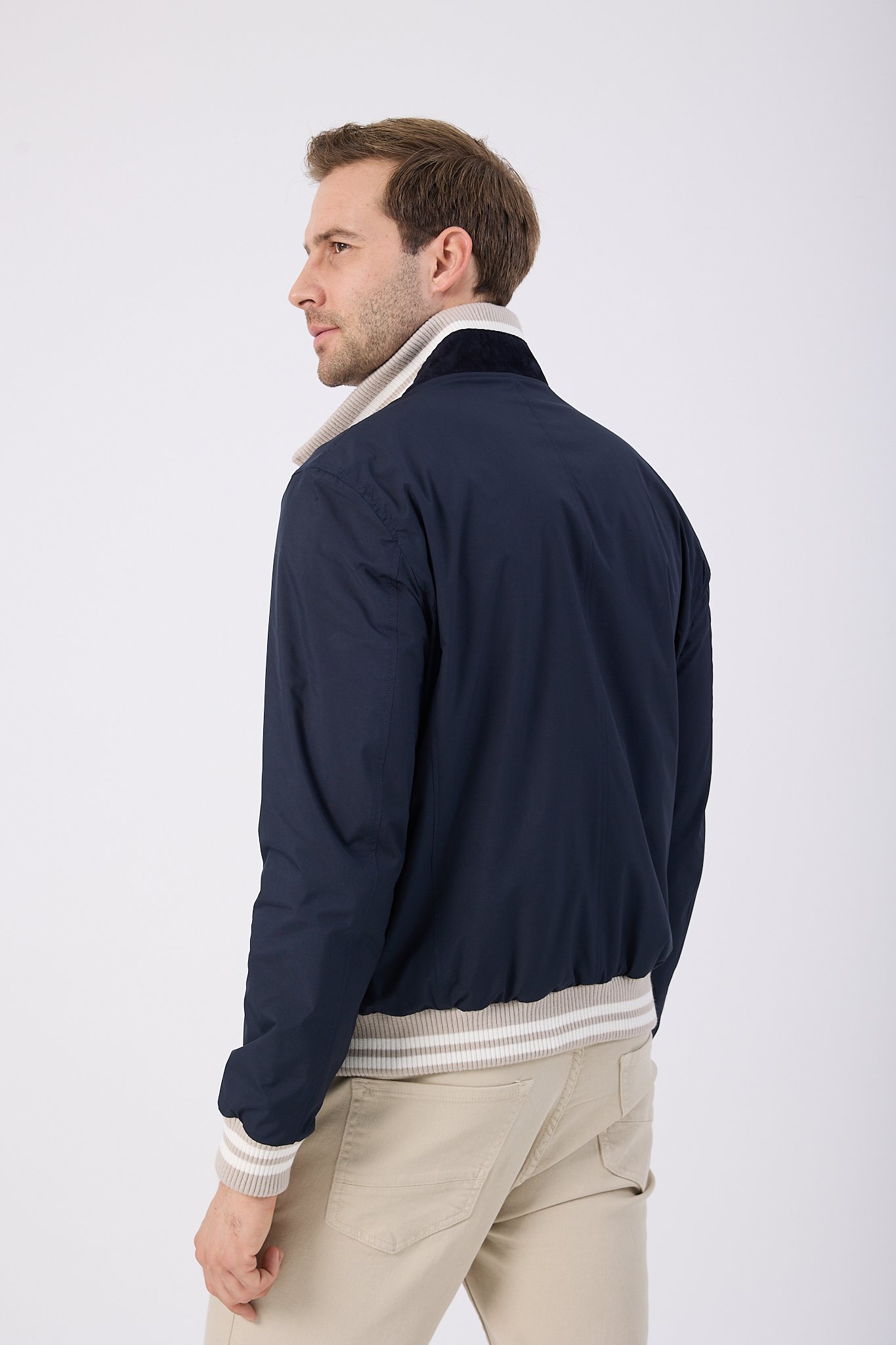 Vicuna Men's Fabric Jacket