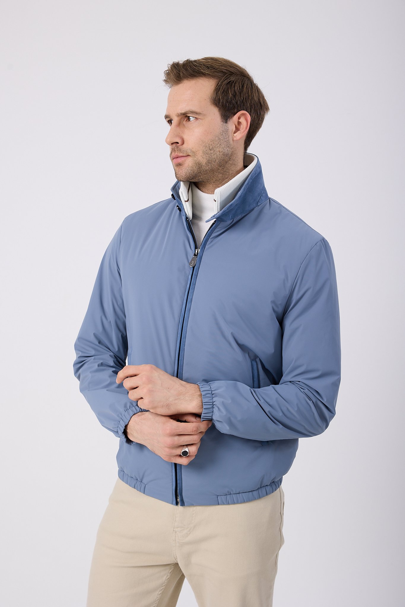 Vicuna Men's Fabric Jacket