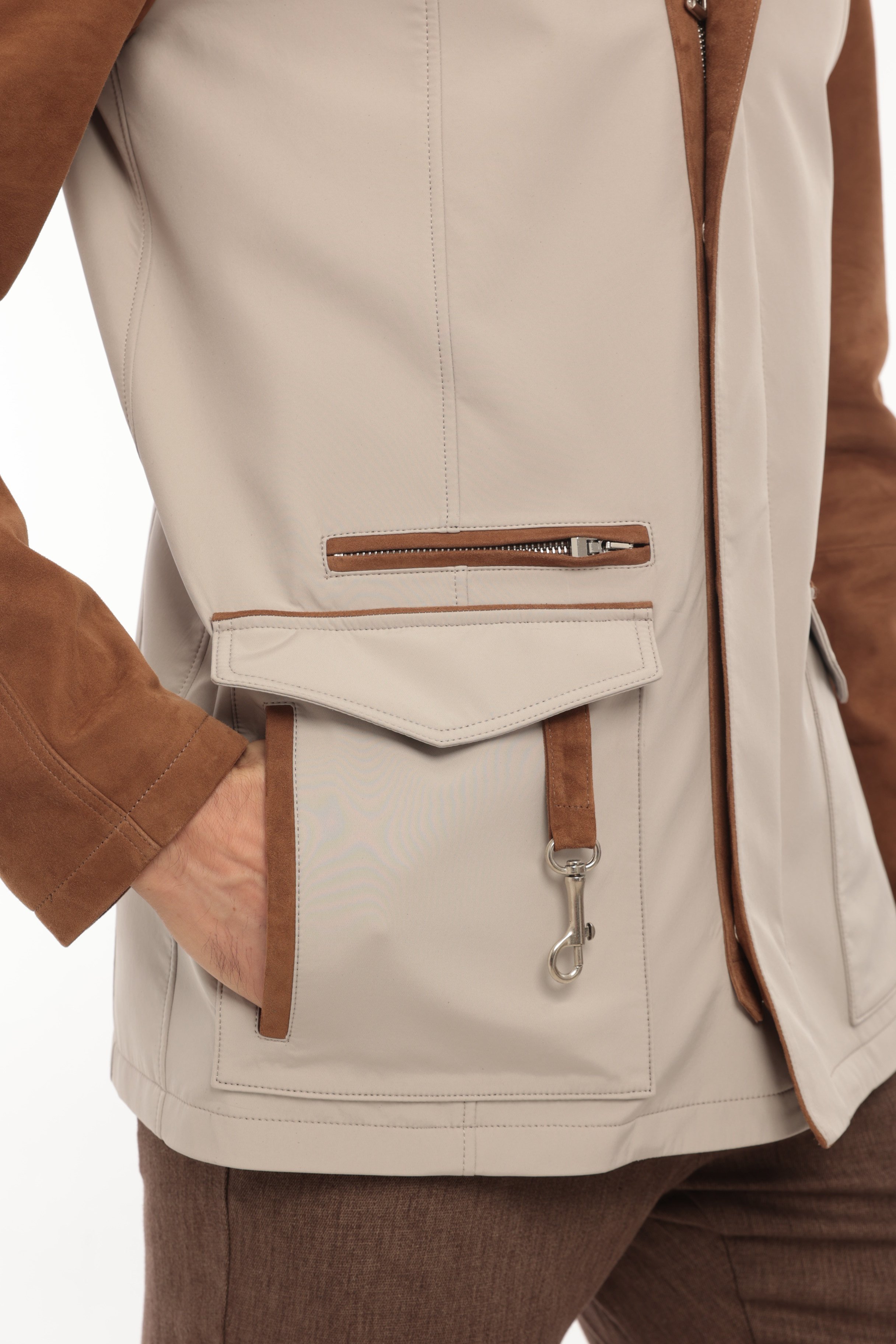 Vicuna Men's Fabric Jacket