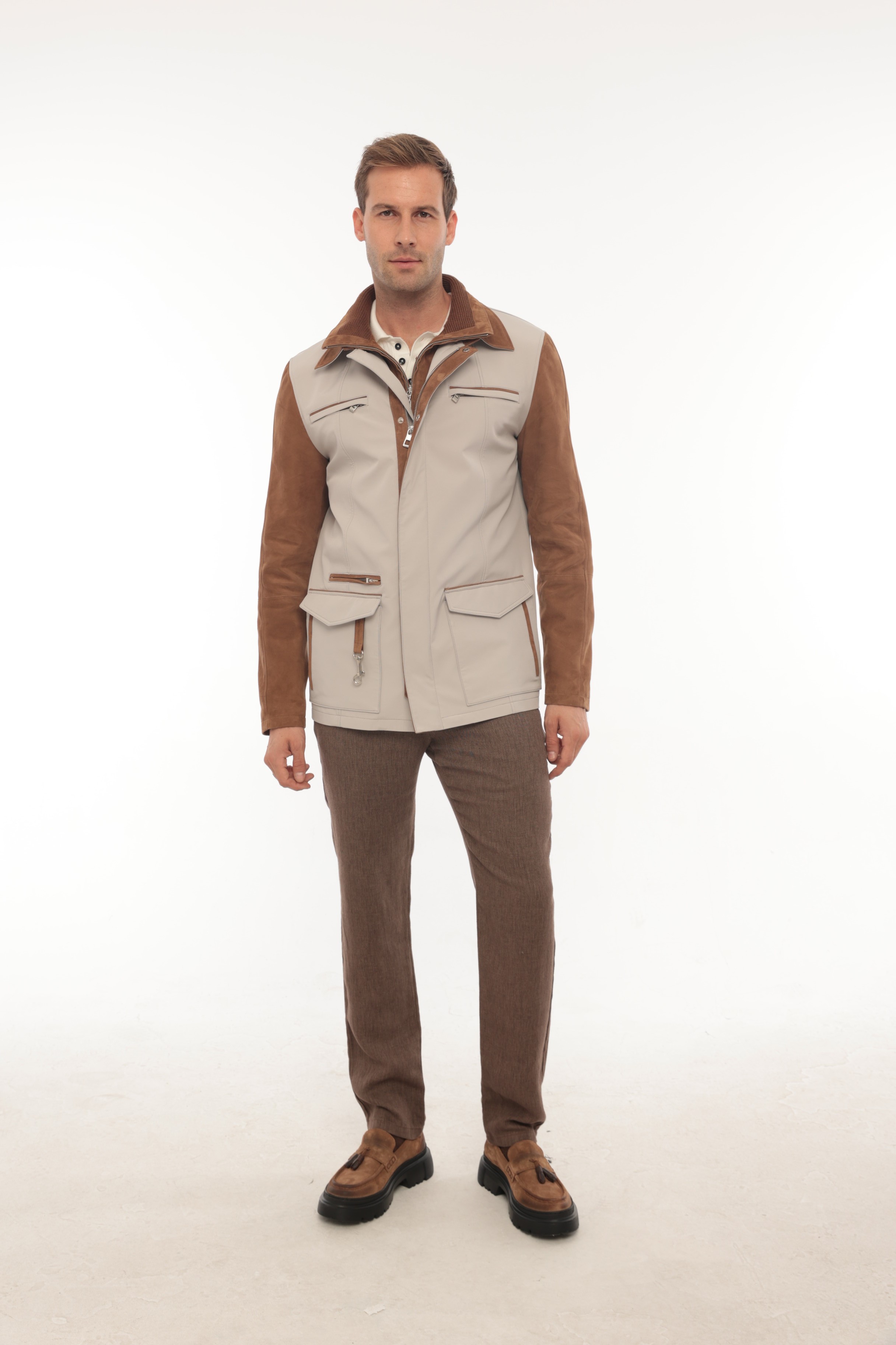 Vicuna Men's Fabric Jacket