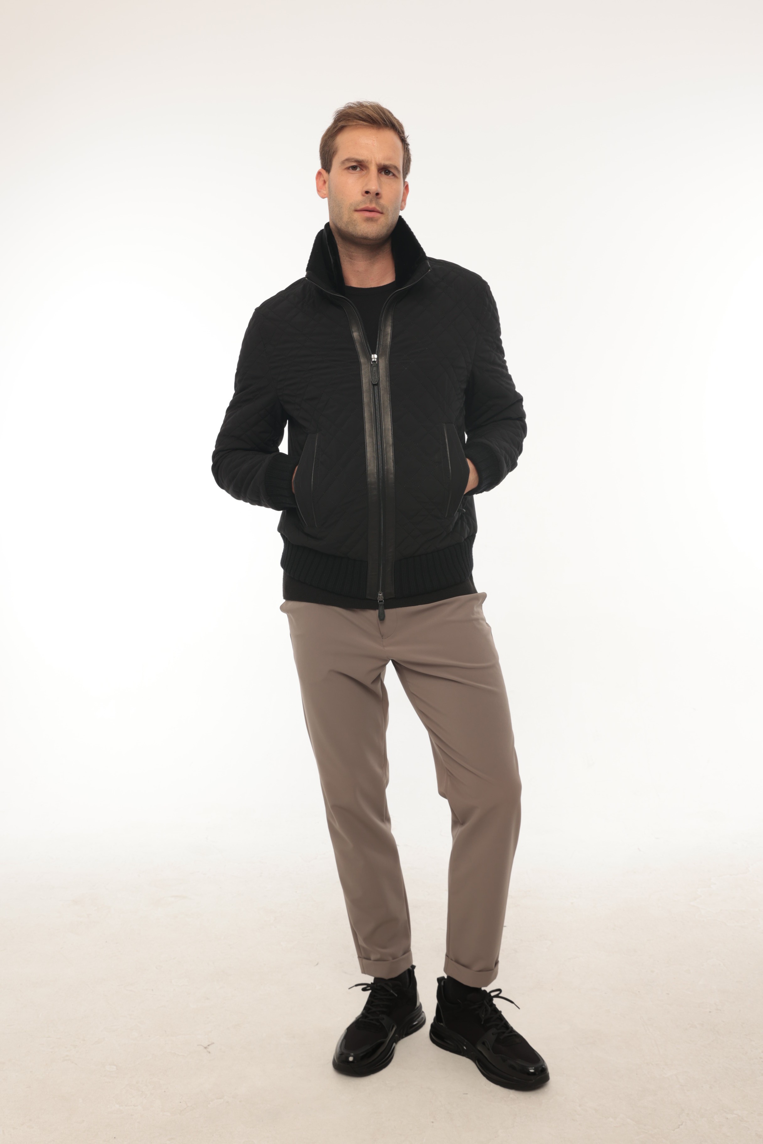 Vicuna Men's Fabric Jacket
