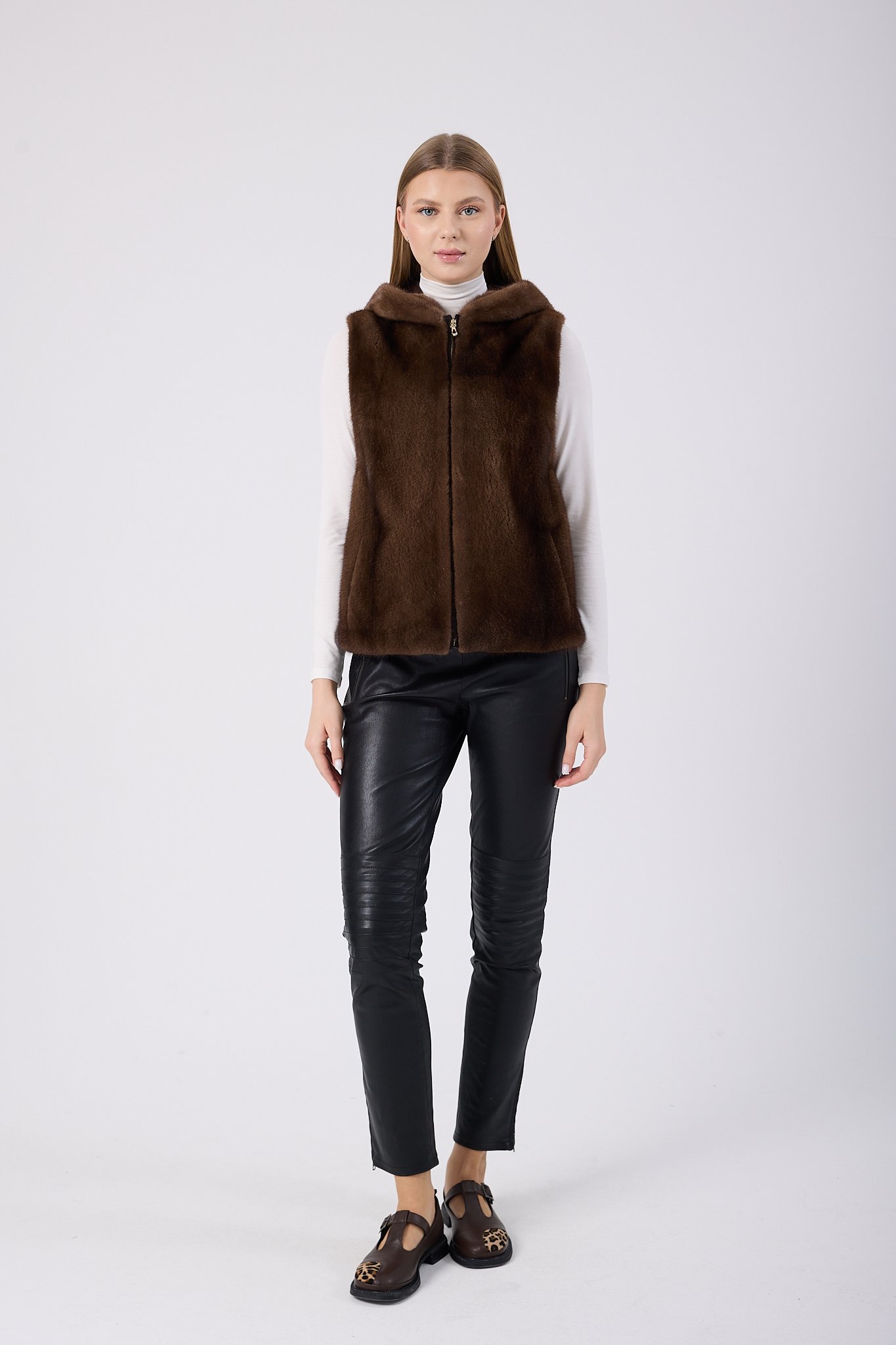 Vicuna Women's Mink Coat