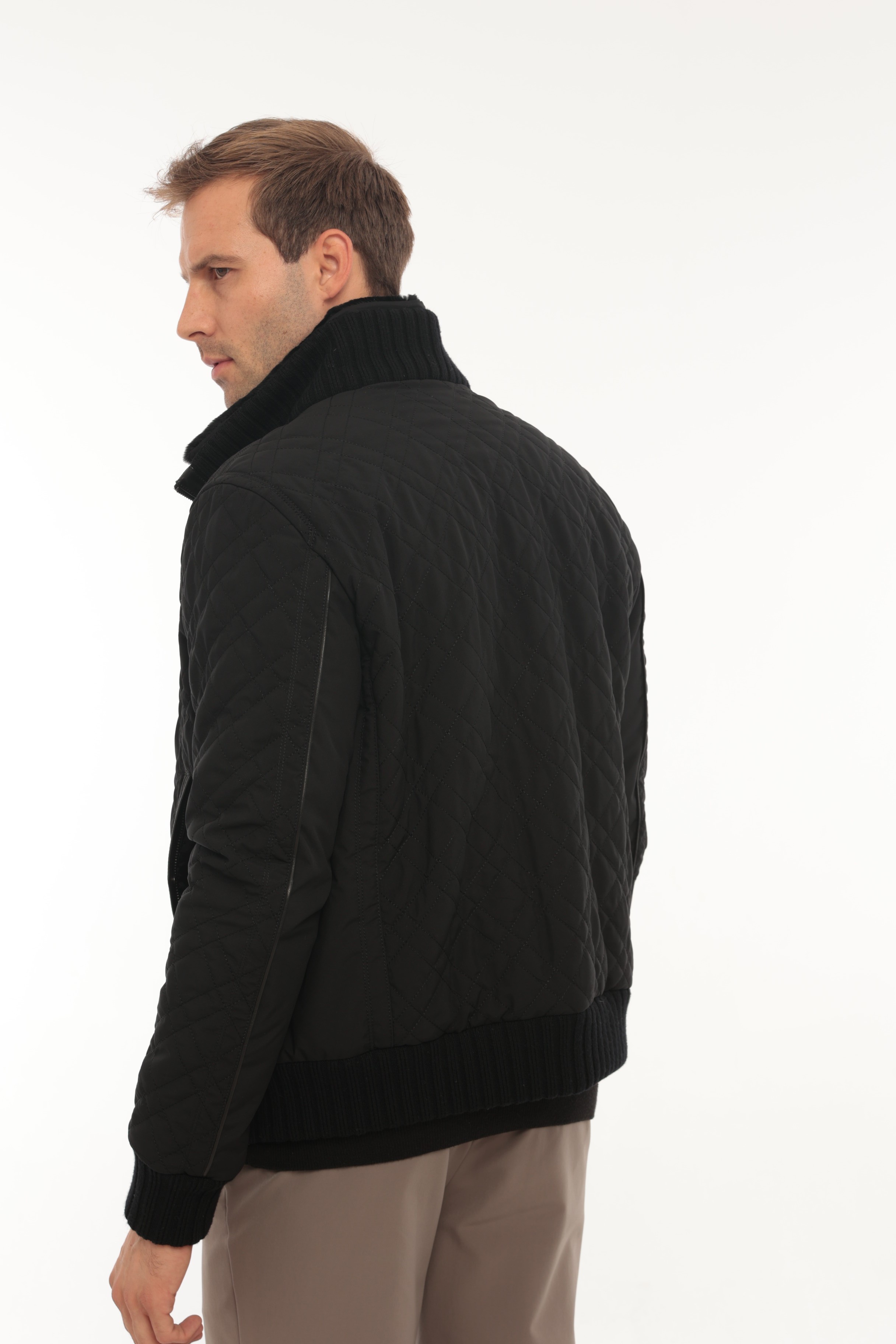 Vicuna Men's Fabric Jacket