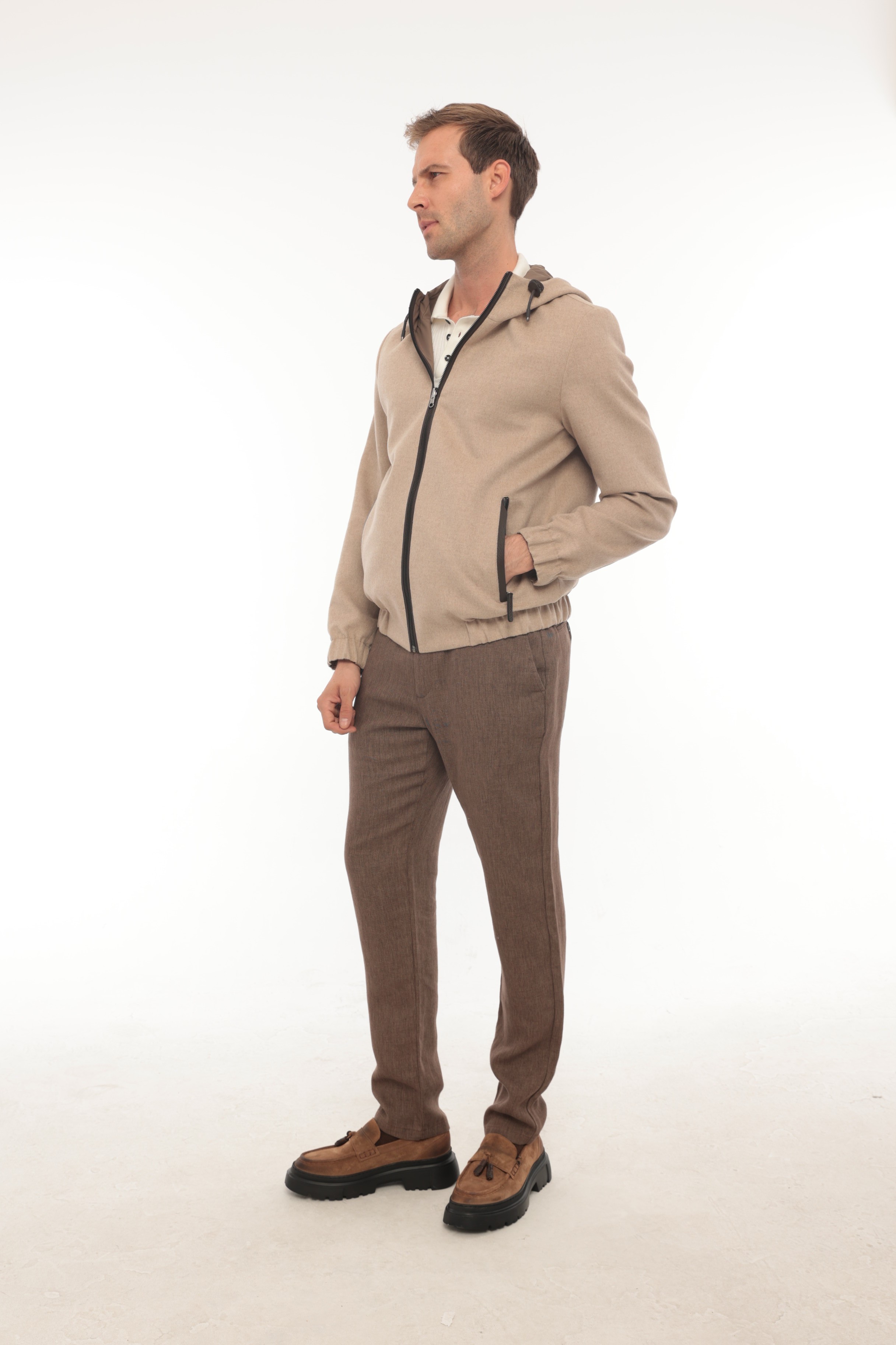 Vicuna Men's Fabric Jacket