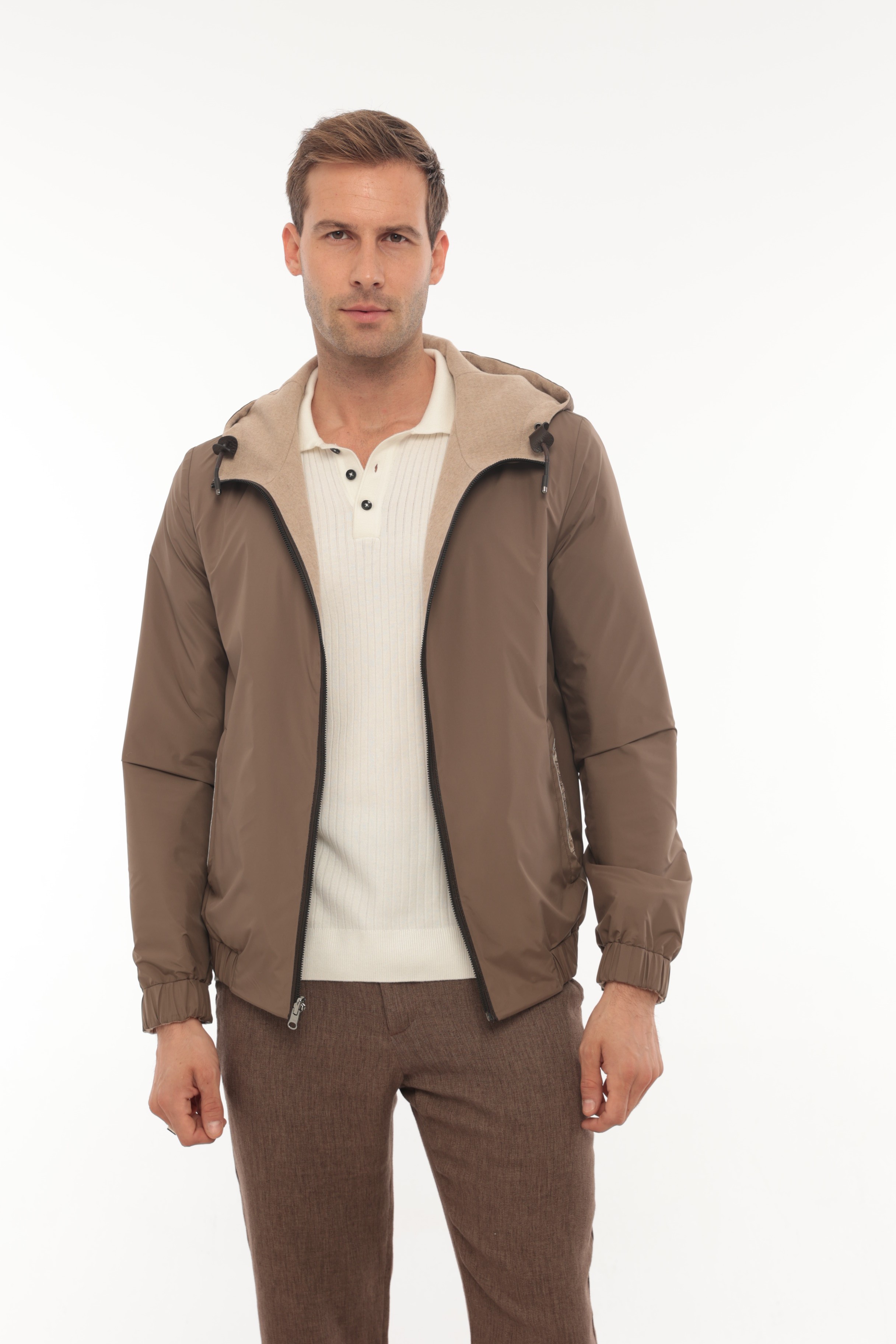 Vicuna Men's Fabric Jacket