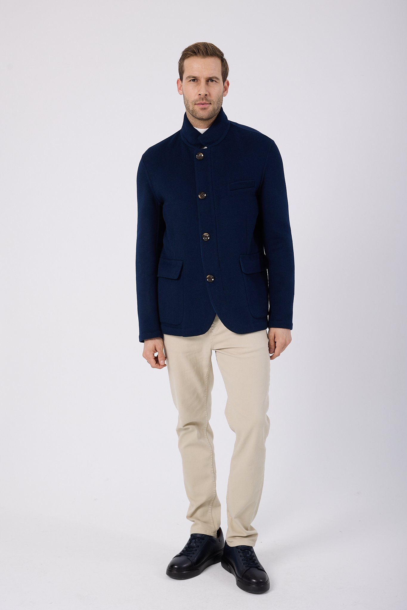 Vicuna Men's Fabric Coat