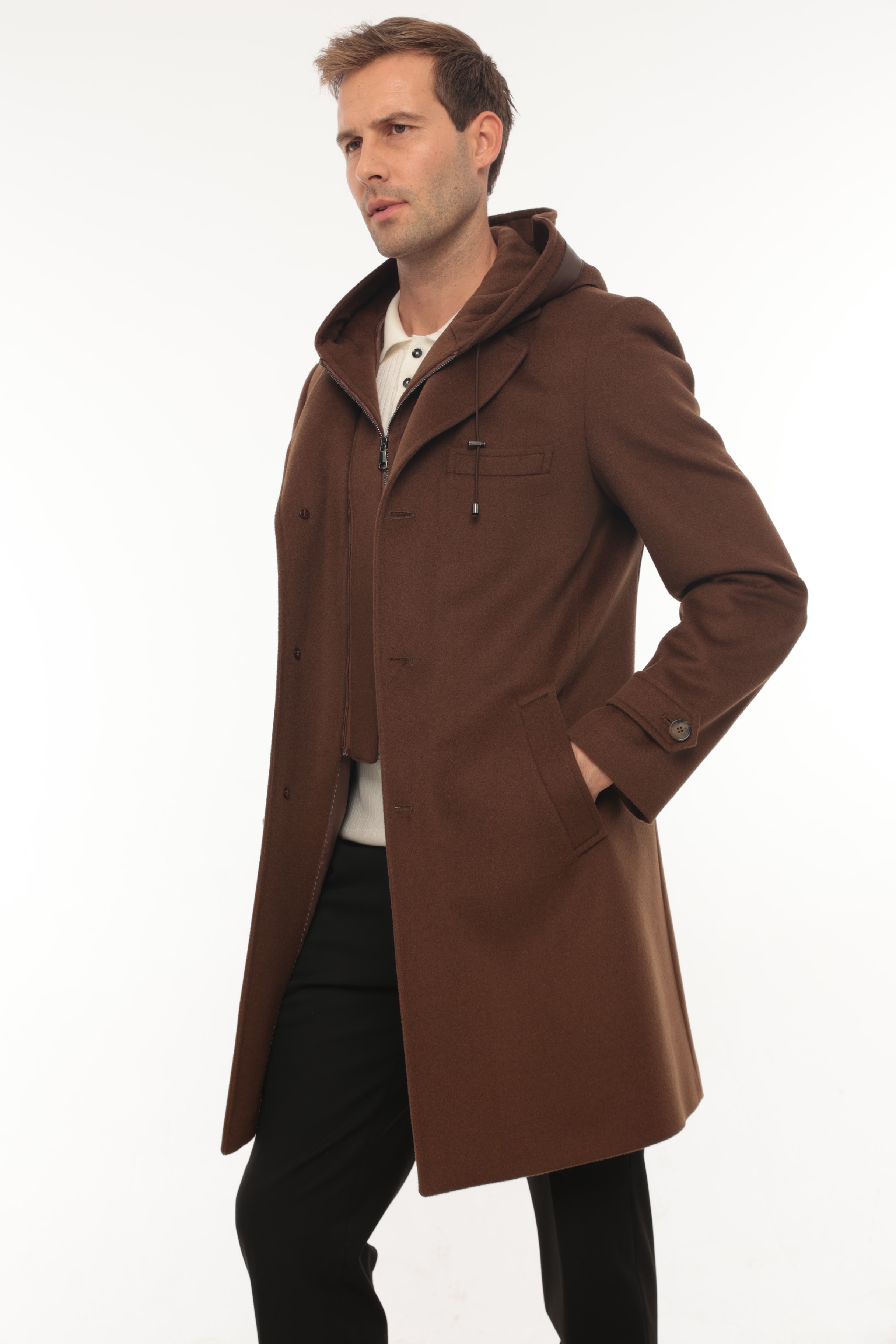 Vicuna Men's Fabric Jacket