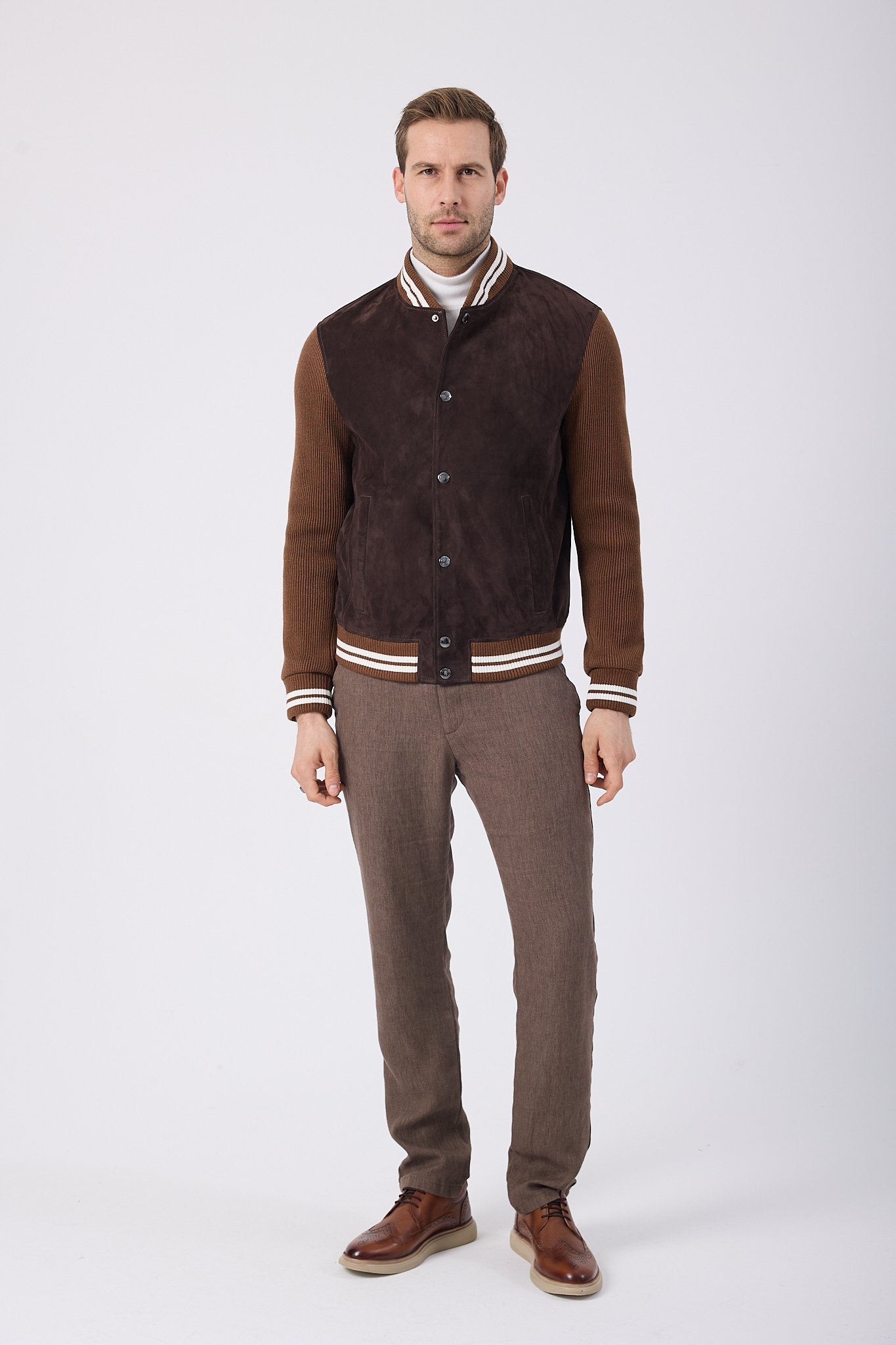 Vicuna Men's Suede Jacket