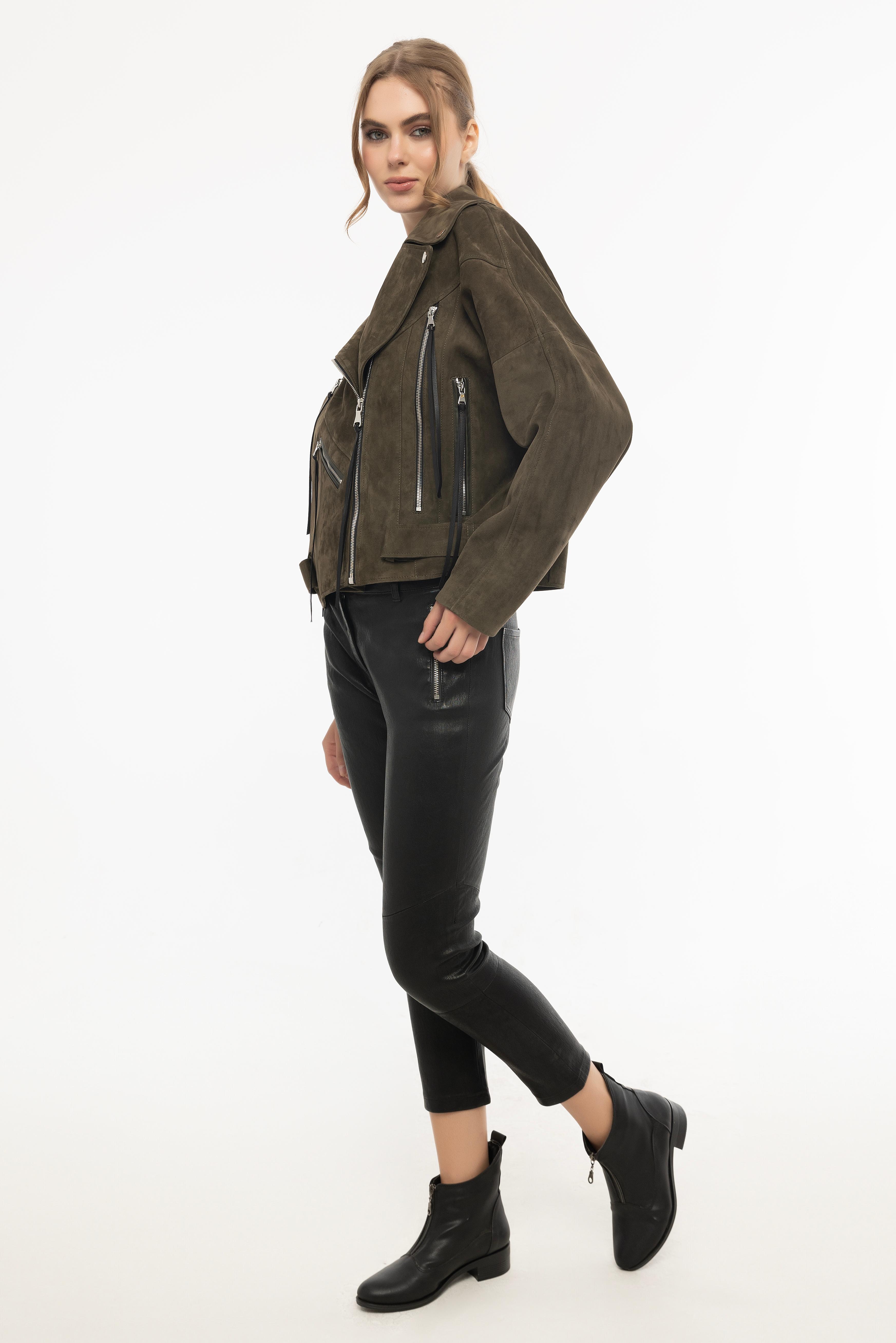 Vicuna Women's Suede Jacket