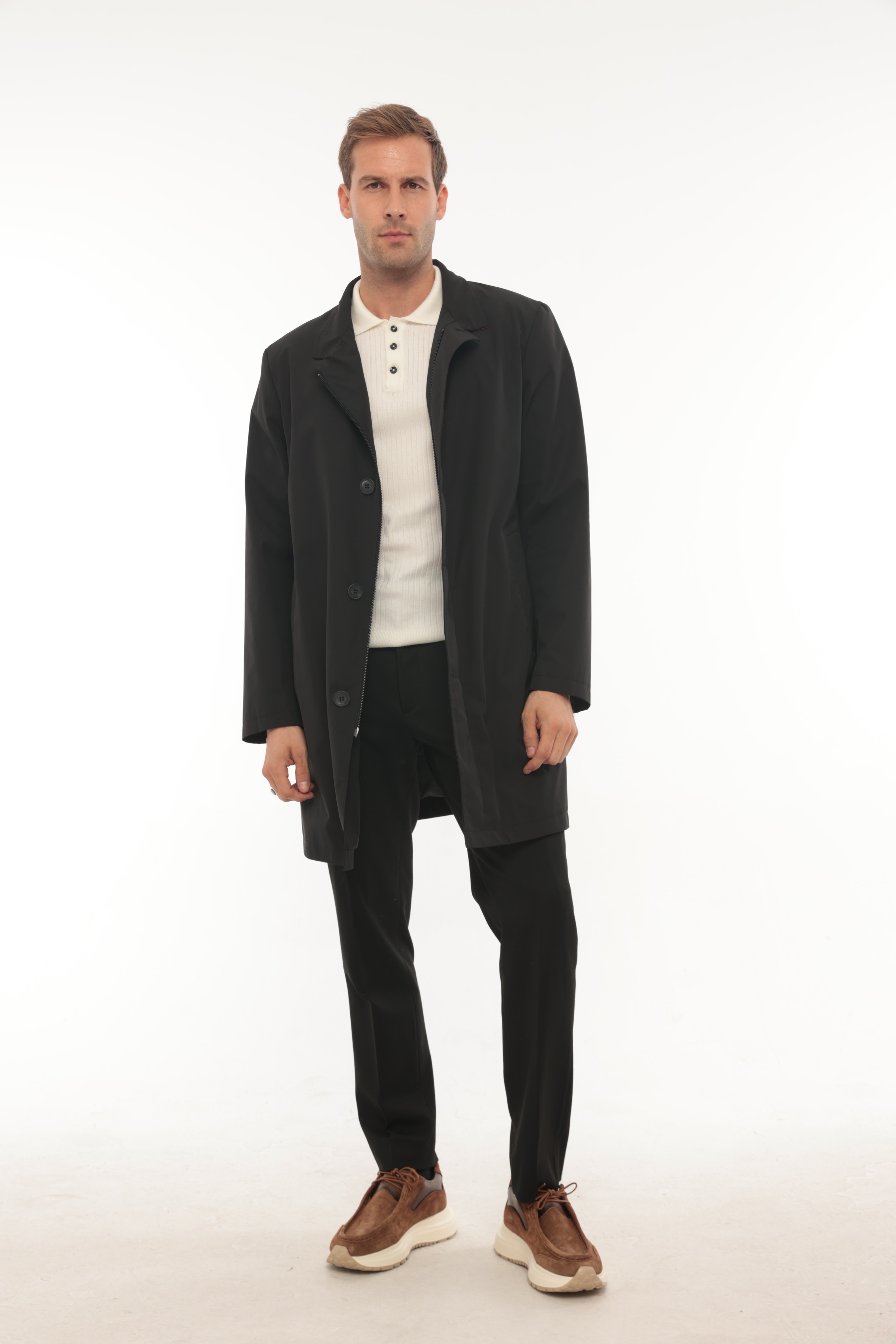 Vicuna Men's Fabric Coat