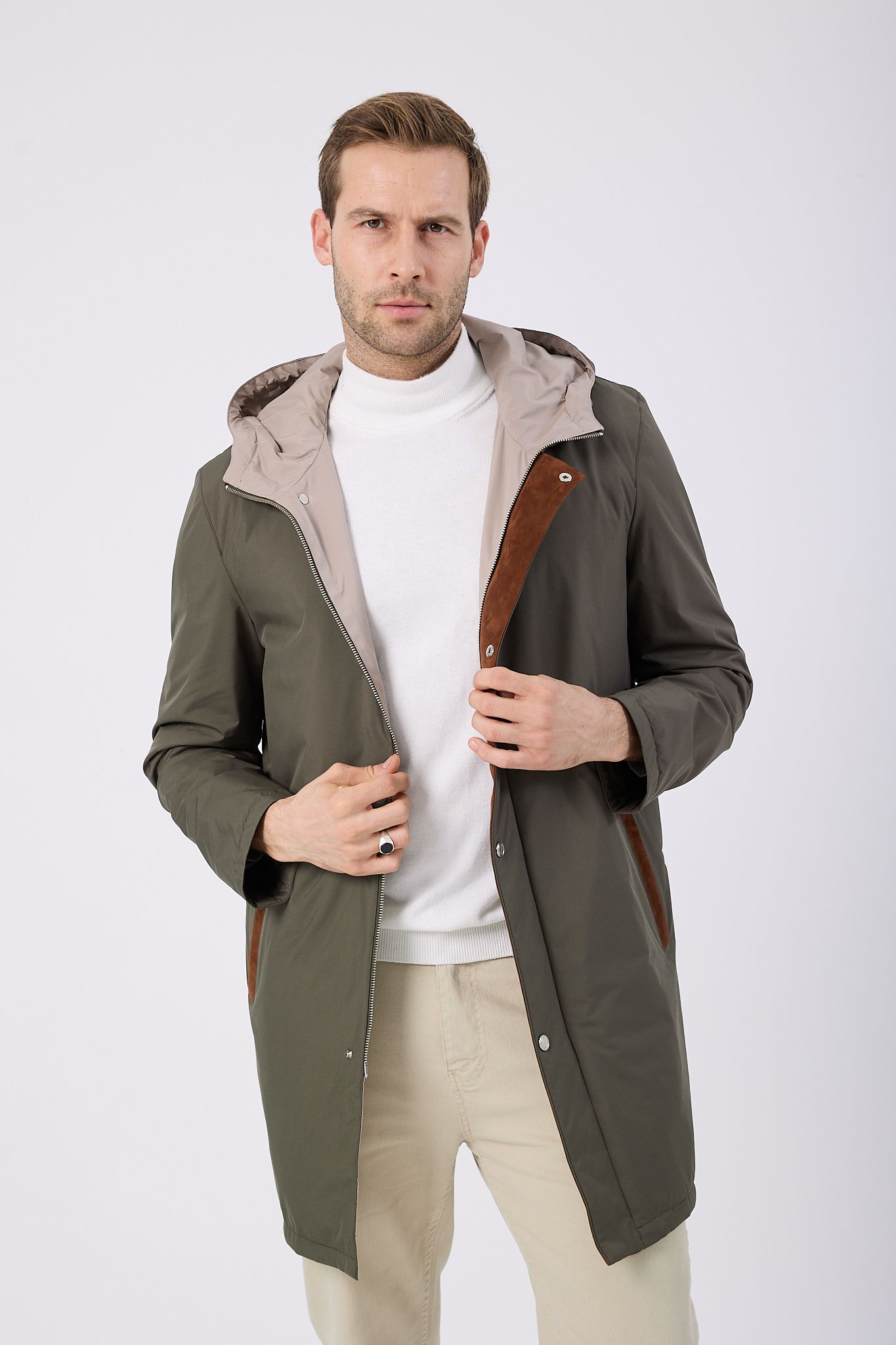 Vicuna Men's Fabric Coat