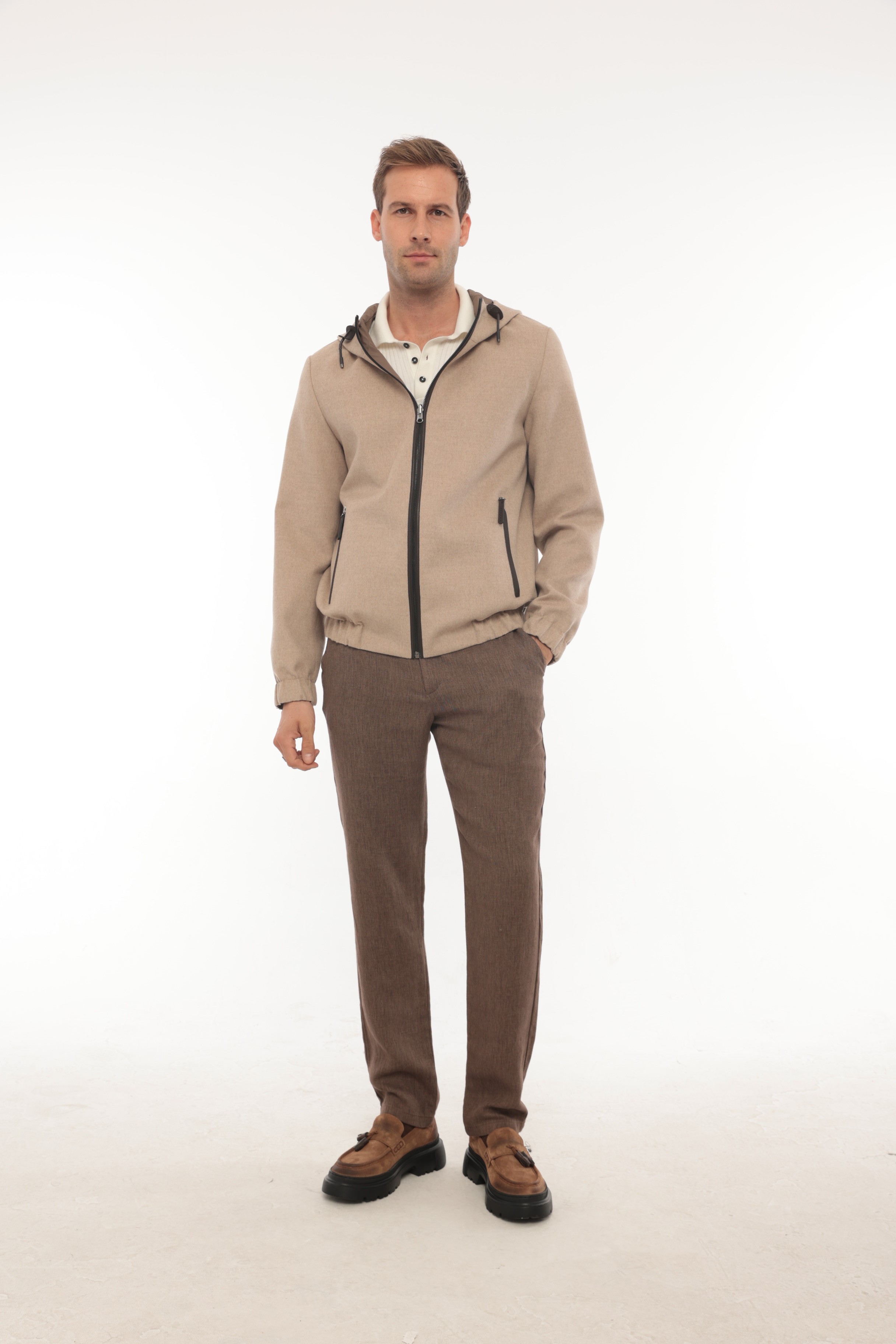 Vicuna Men's Fabric Jacket