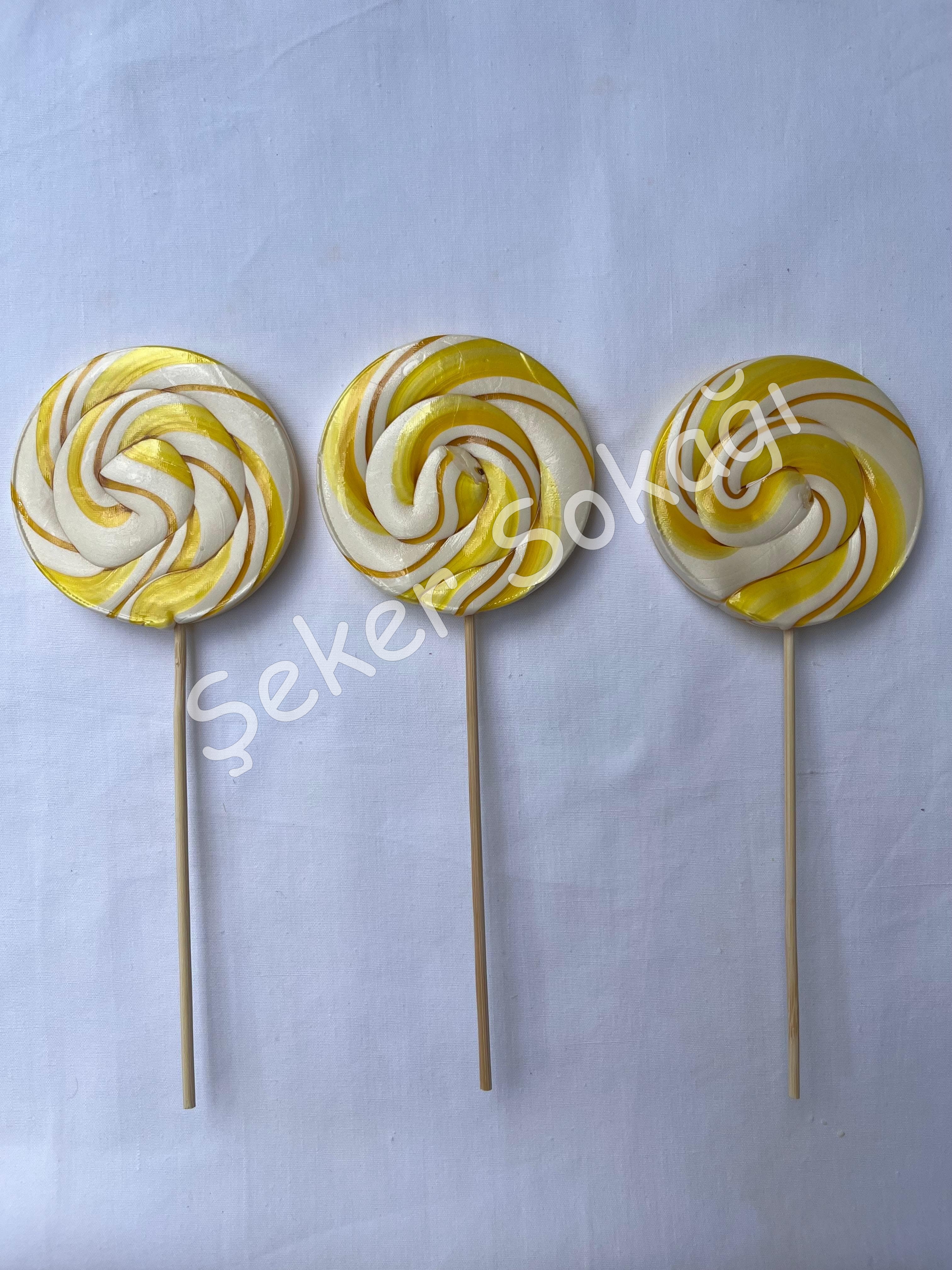 30gr Sarı Beyaz Sosyete Şekeri 12 Adet