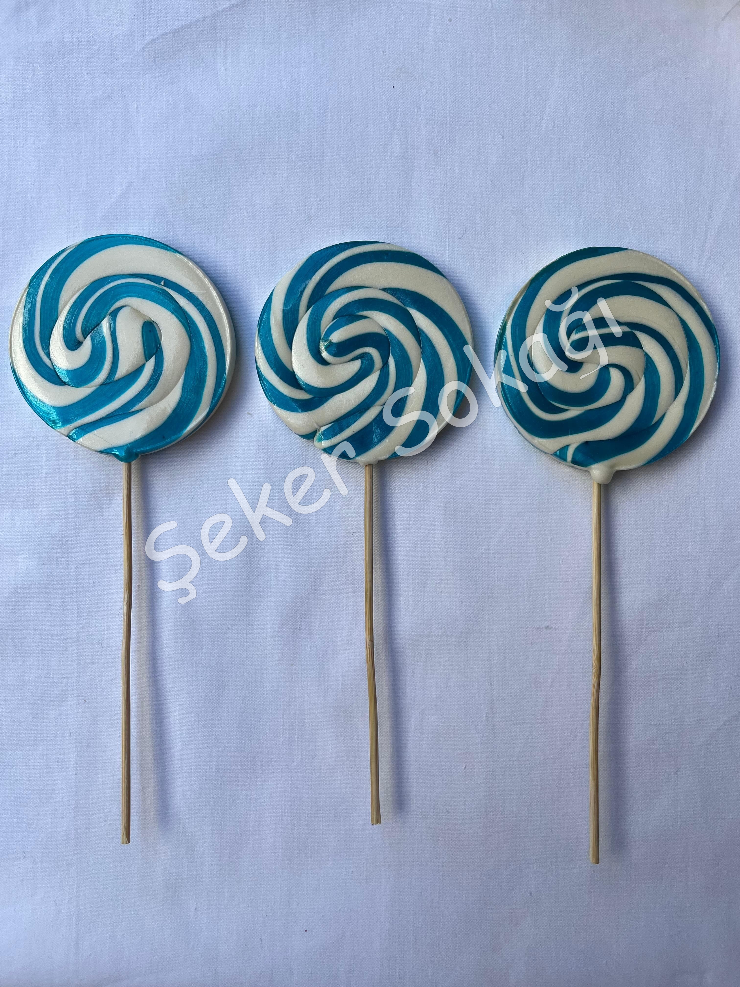 30gr Mavi Beyaz Sosyete Şekeri 12 Adet