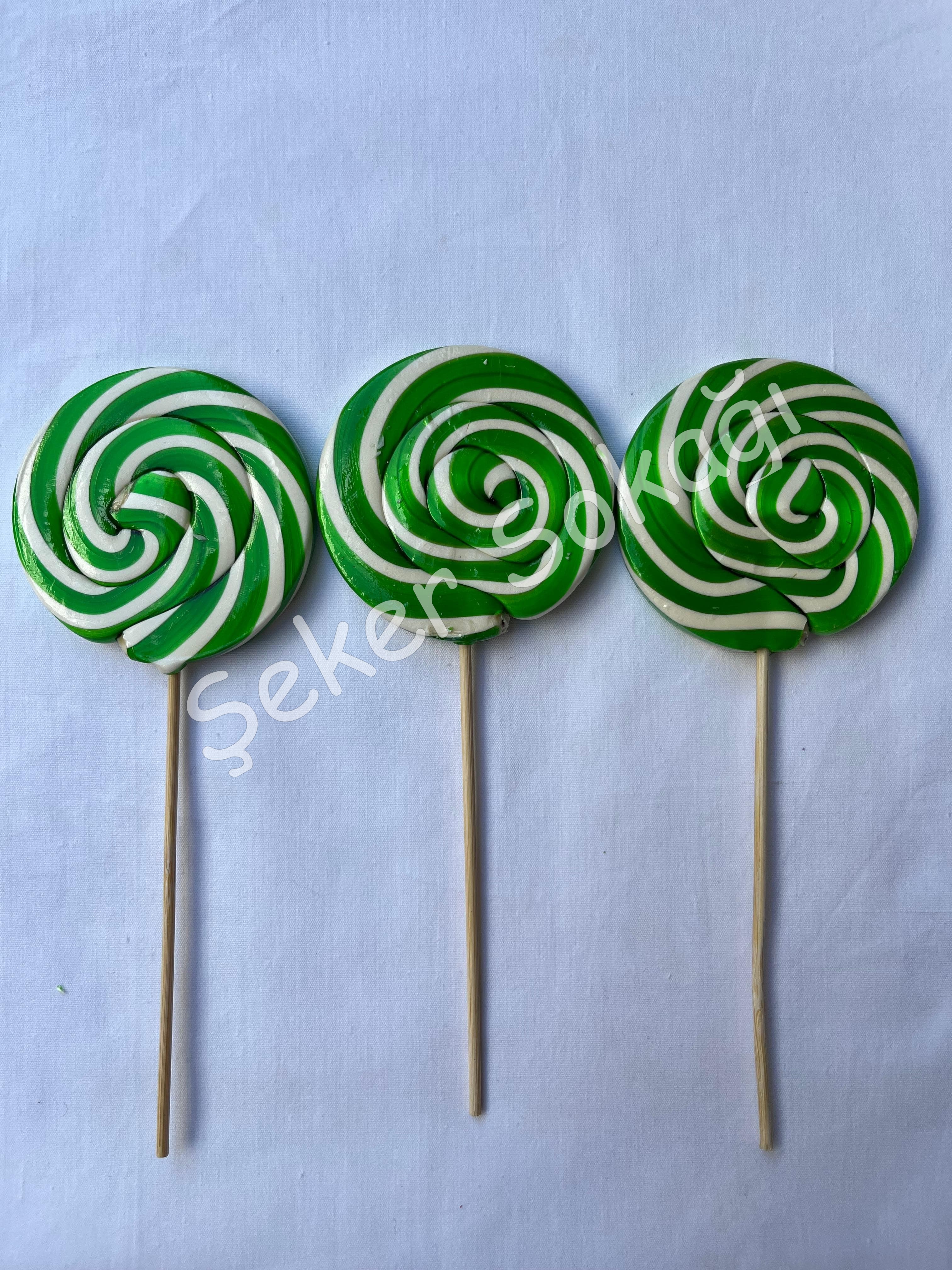 30gr Yeşil Beyaz Sosyete Şekeri 12 Adet